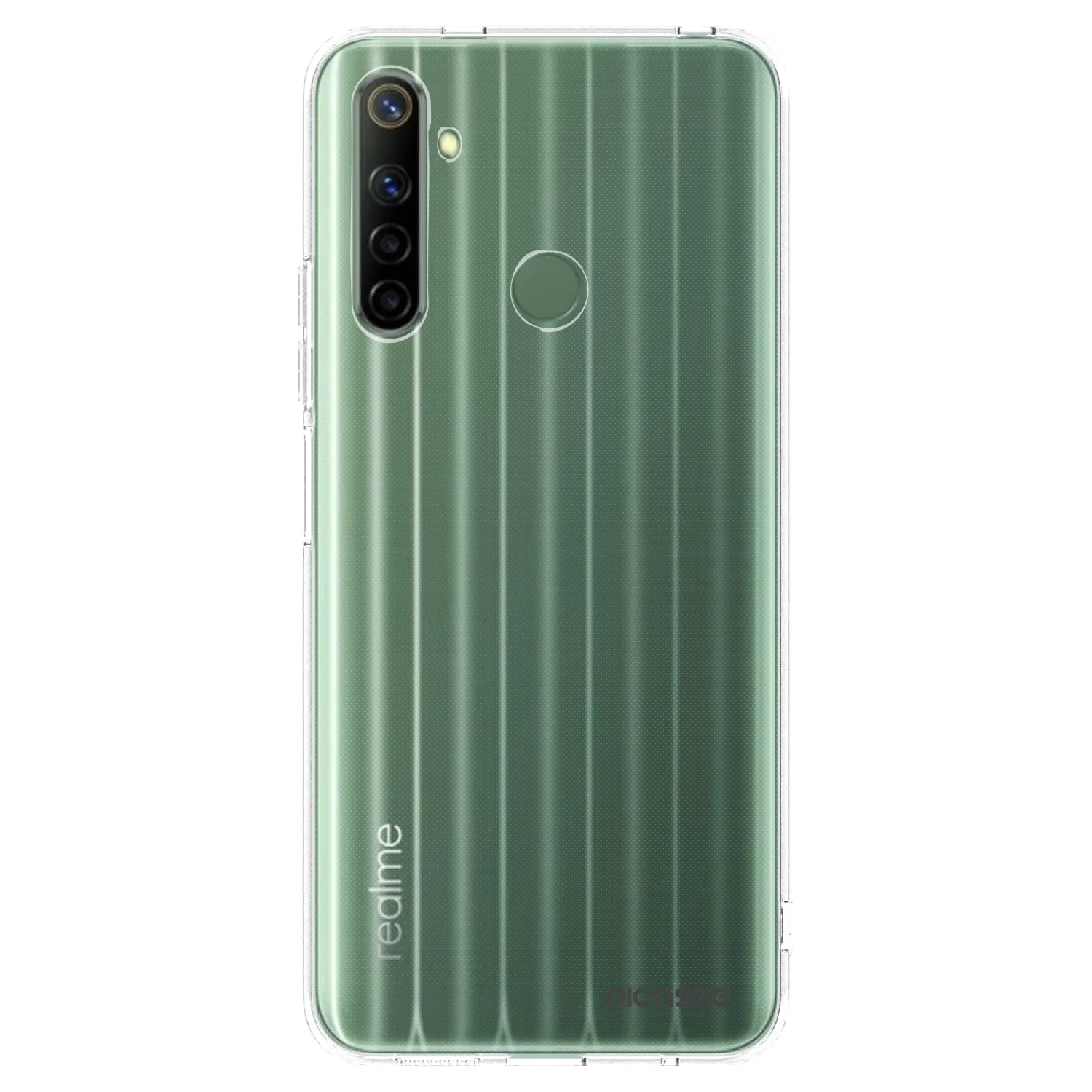 Picasee silikonska prozirna maskica za Realme 6i - Clear