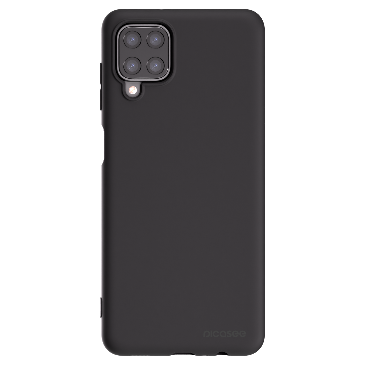 Picasee crna silikonska maskica za Samsung Galaxy A12 A125F - Clear