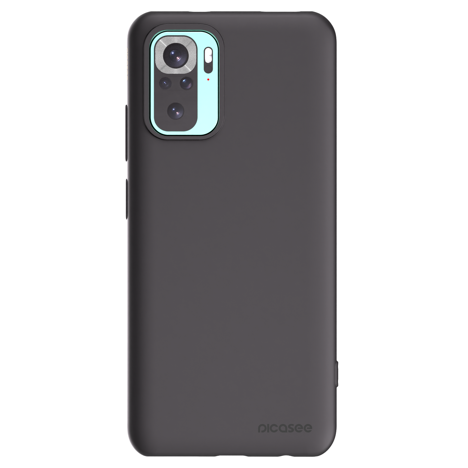 Picasee crna silikonska maskica za Xiaomi Redmi Note 10 Pro - Clear