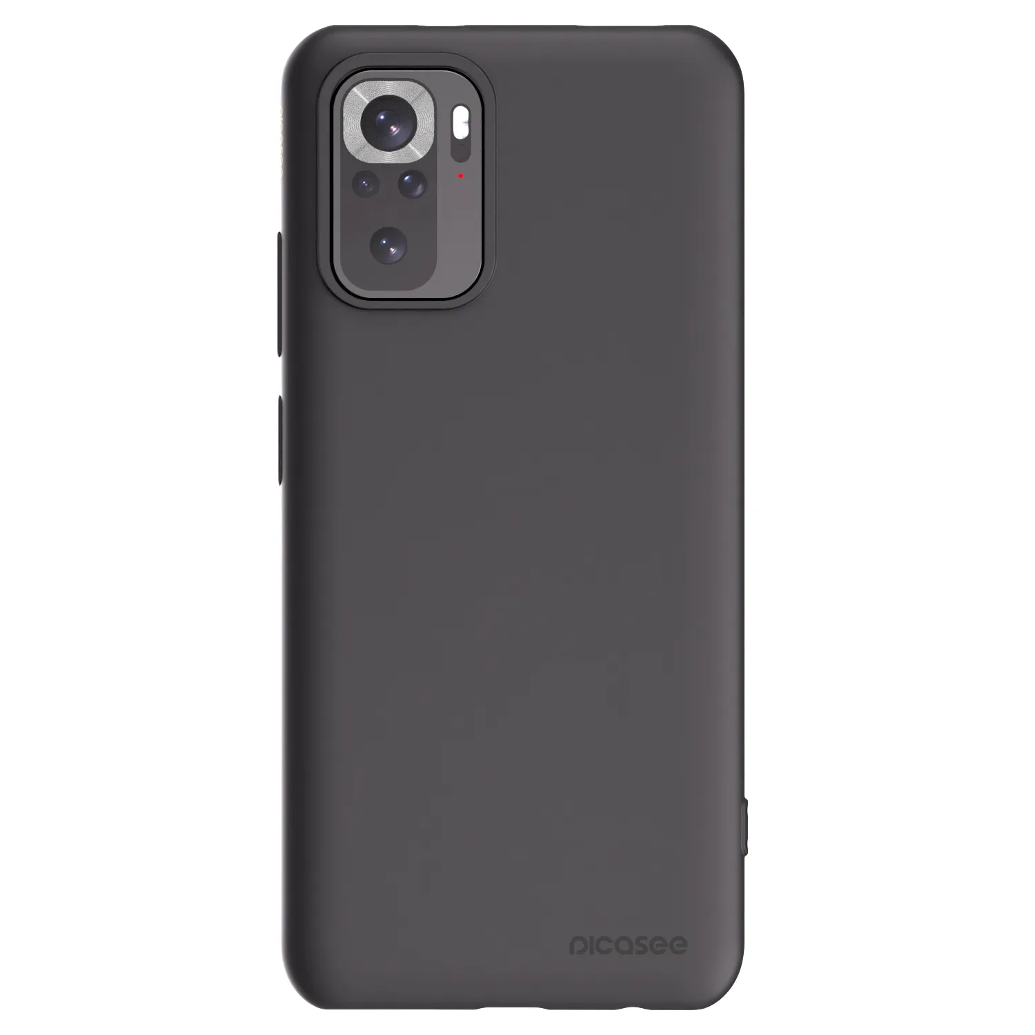 Picasee crna silikonska maskica za Xiaomi Redmi Note 10S - Clear
