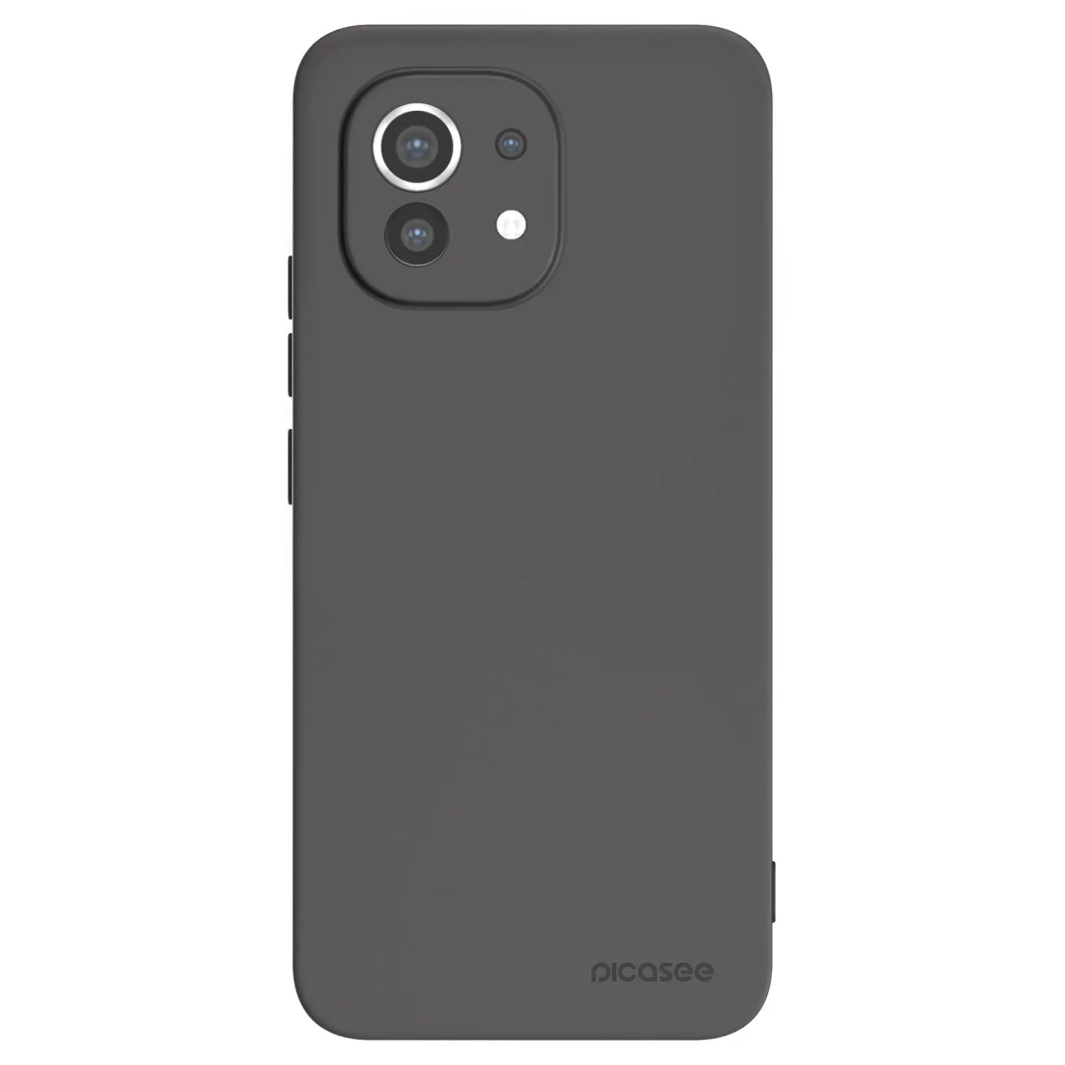Picasee crna silikonska maskica za Xiaomi Mi 11 - Clear