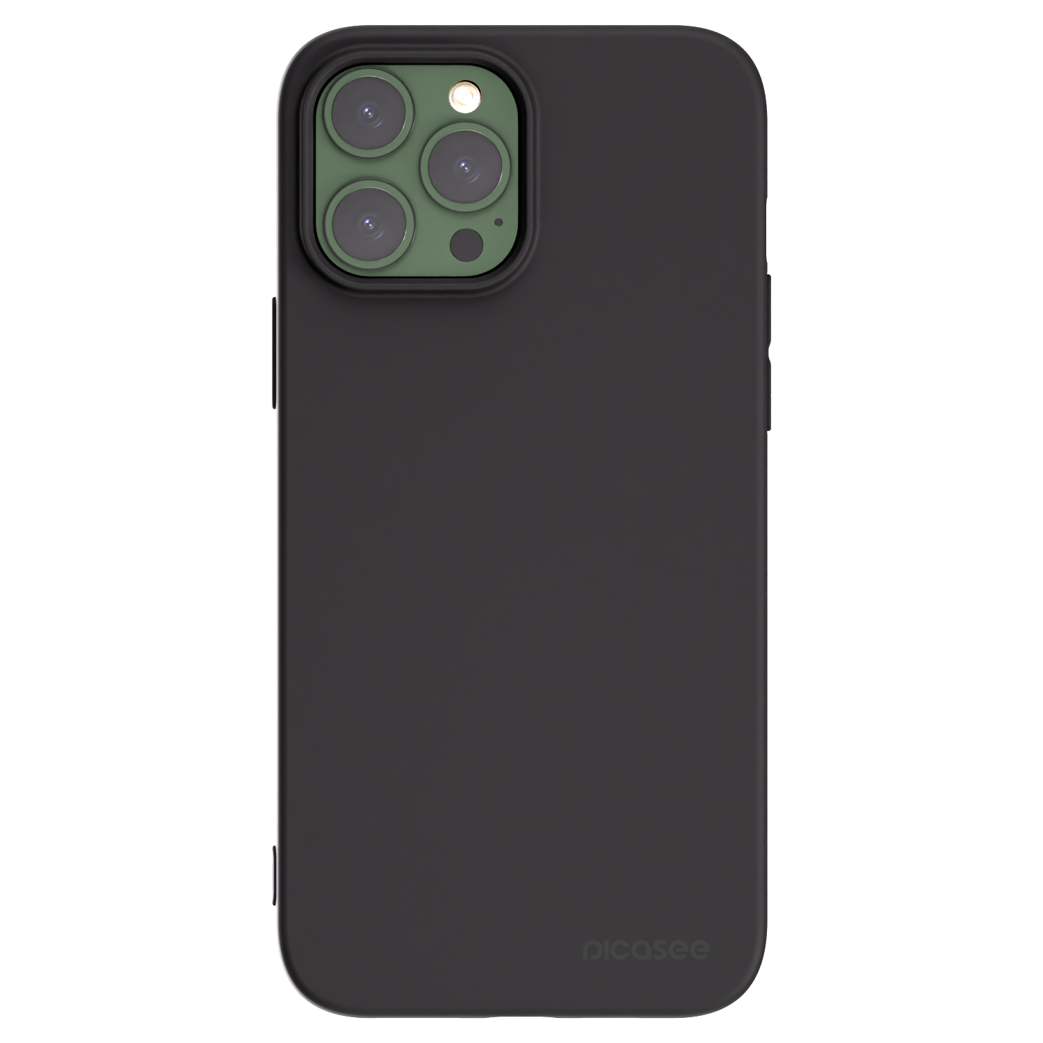Picasee crna silikonska maskica za Apple iPhone 13 Pro Max - Clear
