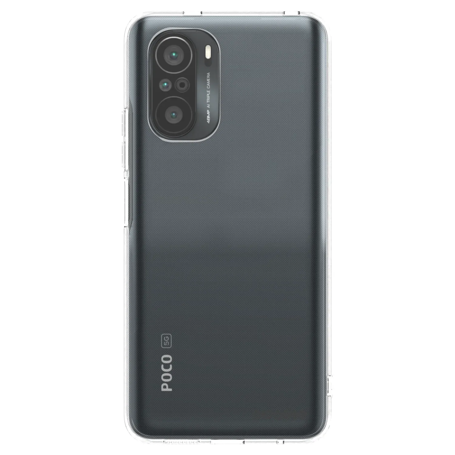 Picasee silikonska prozirna maskica za Xiaomi Poco F3 - Clear