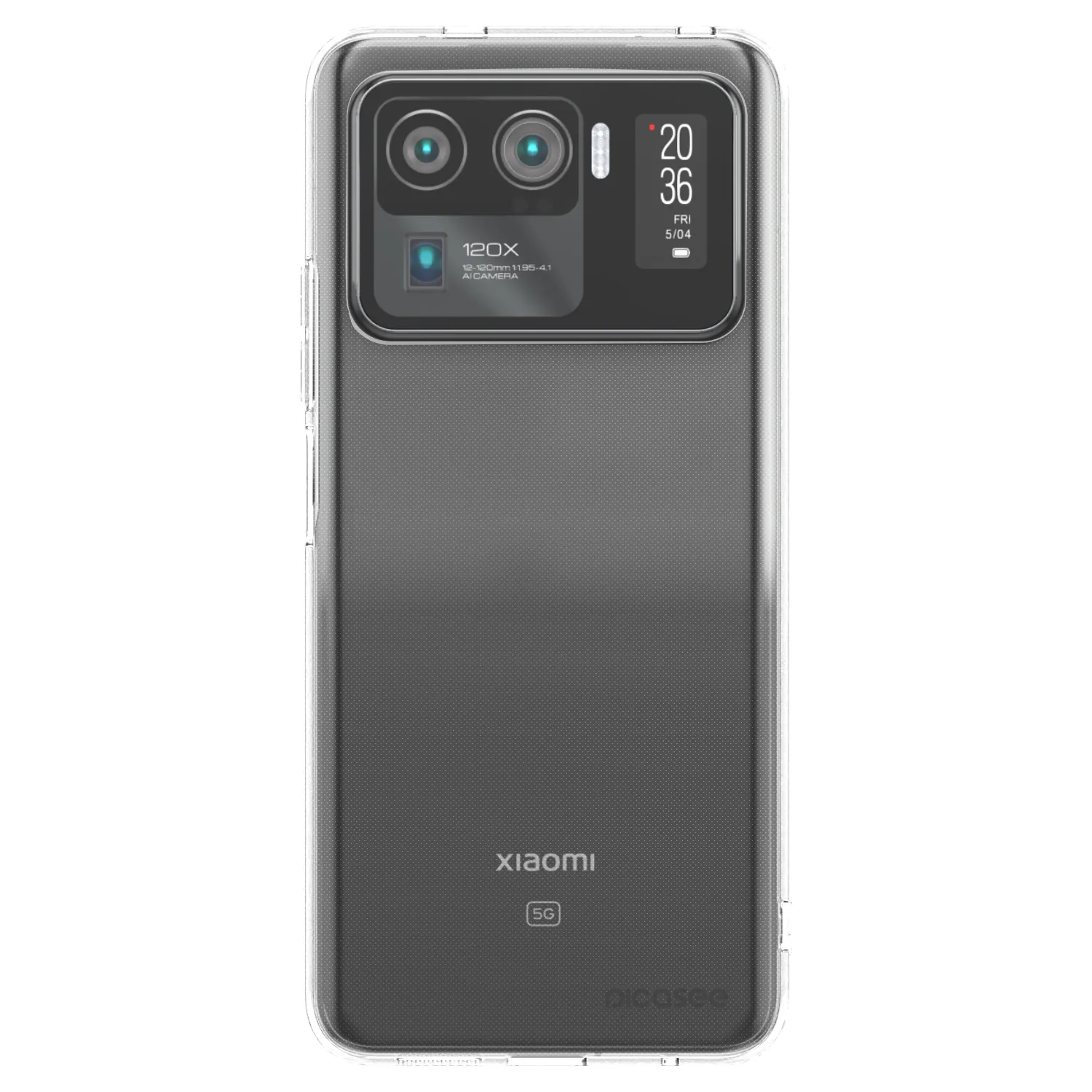 Picasee silikonska prozirna maskica za Xiaomi Mi 11 Ultra - Clear