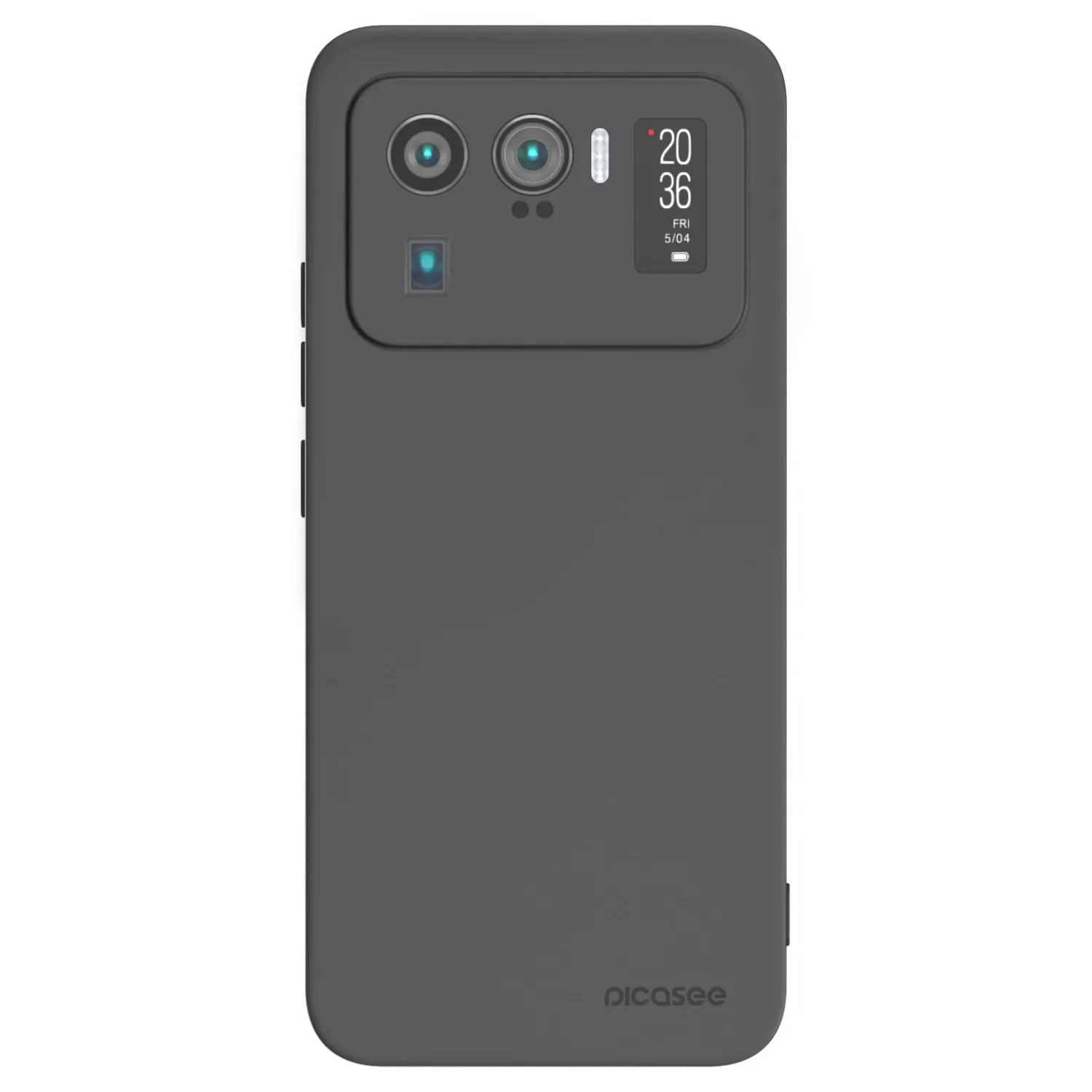 Picasee crna silikonska maskica za Xiaomi Mi 11 Ultra - Clear