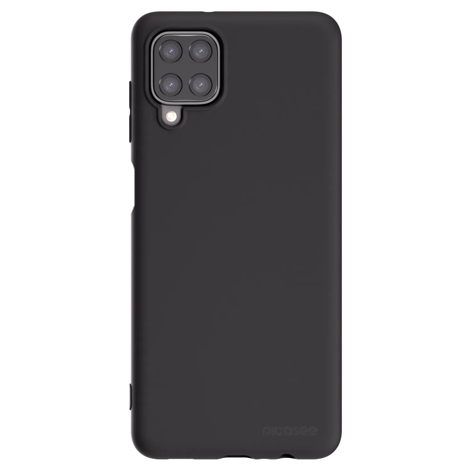 Picasee crna silikonska maskica za Samsung Galaxy M12 M127F - Clear