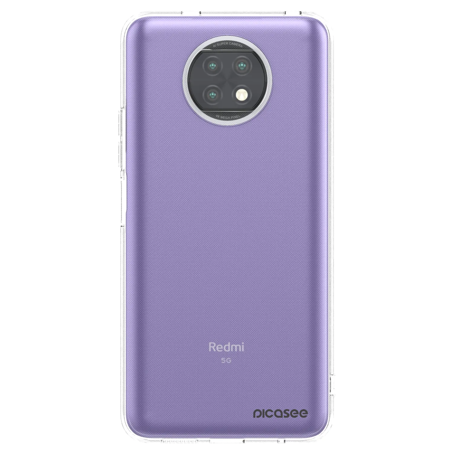 Picasee silikonska prozirna maskica za Xiaomi Redmi Note 9T - Clear