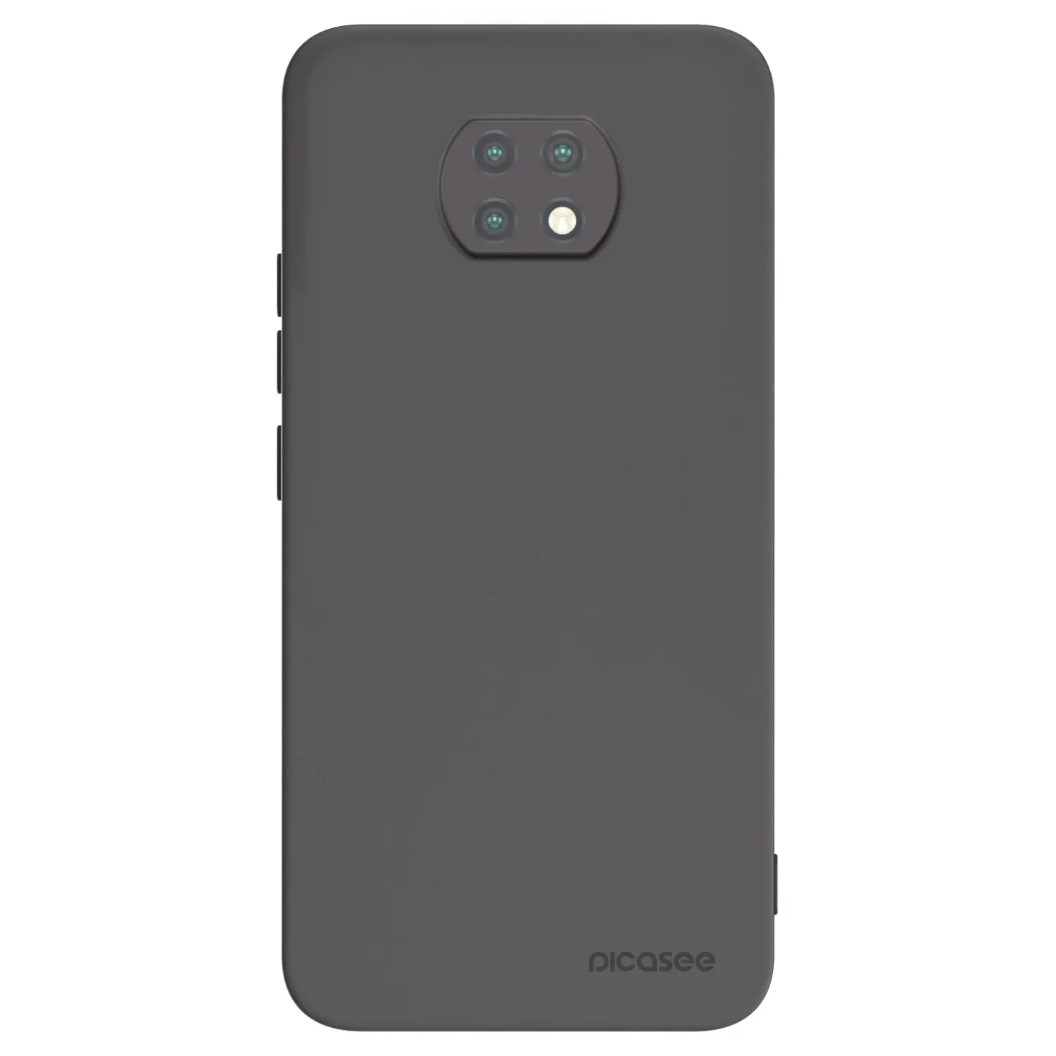 Picasee crna silikonska maskica za Xiaomi Redmi Note 9T - Clear