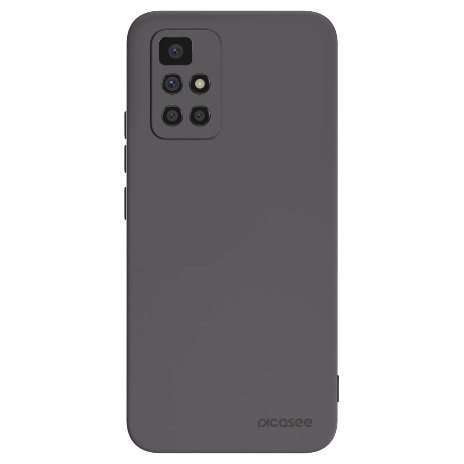 Picasee crna silikonska maskica za Xiaomi Redmi 10 - Clear