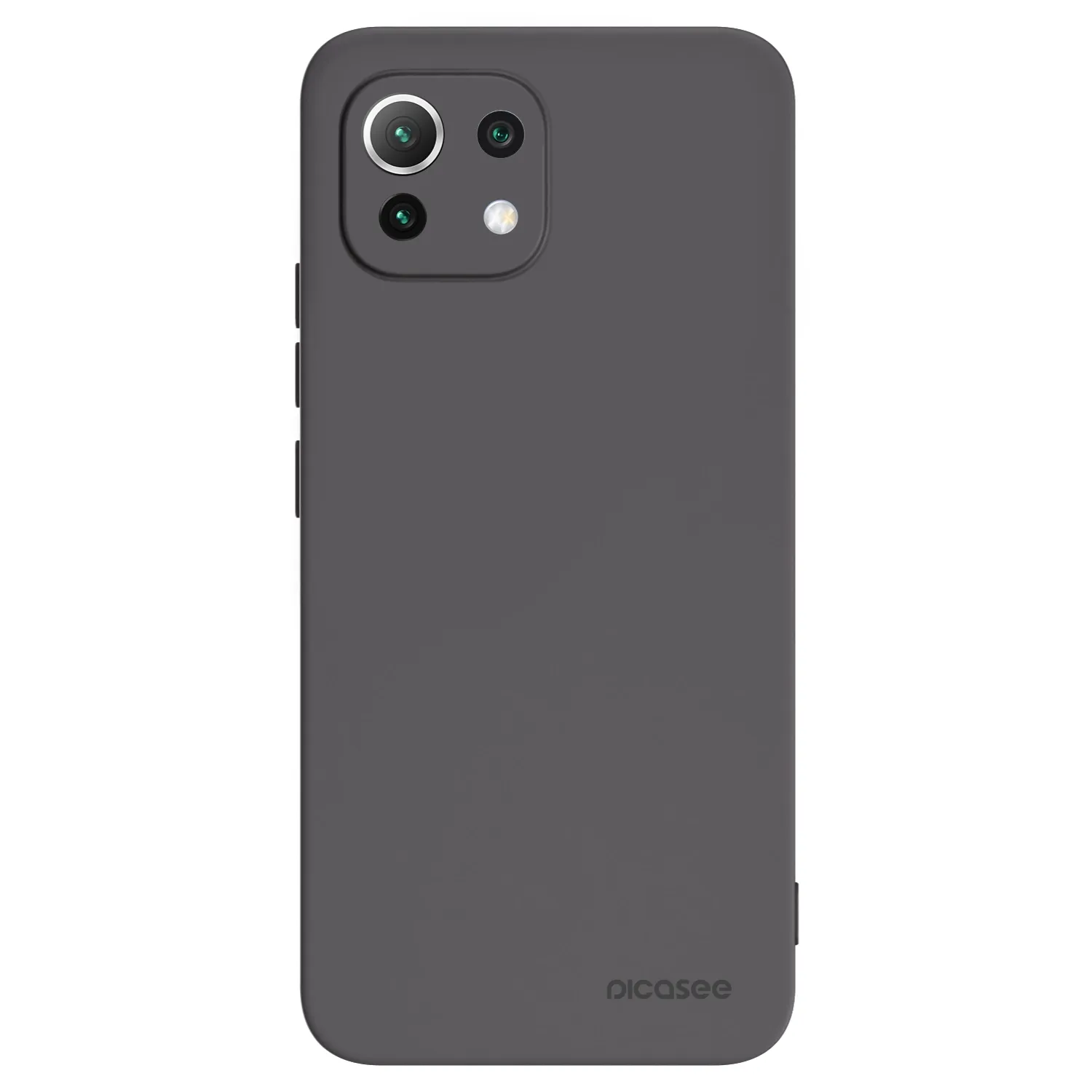 Picasee crna silikonska maskica za Xiaomi 11 Lite 5G NE - Clear