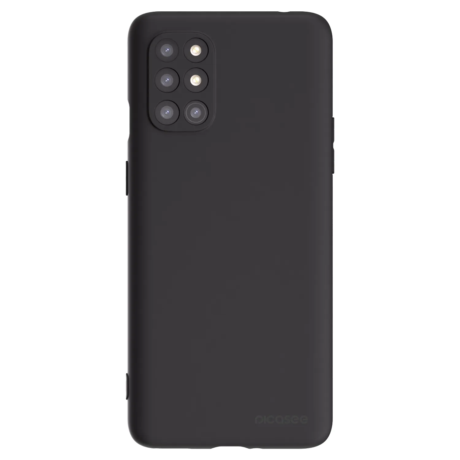 Picasee crna silikonska maskica za OnePlus 8T - Clear