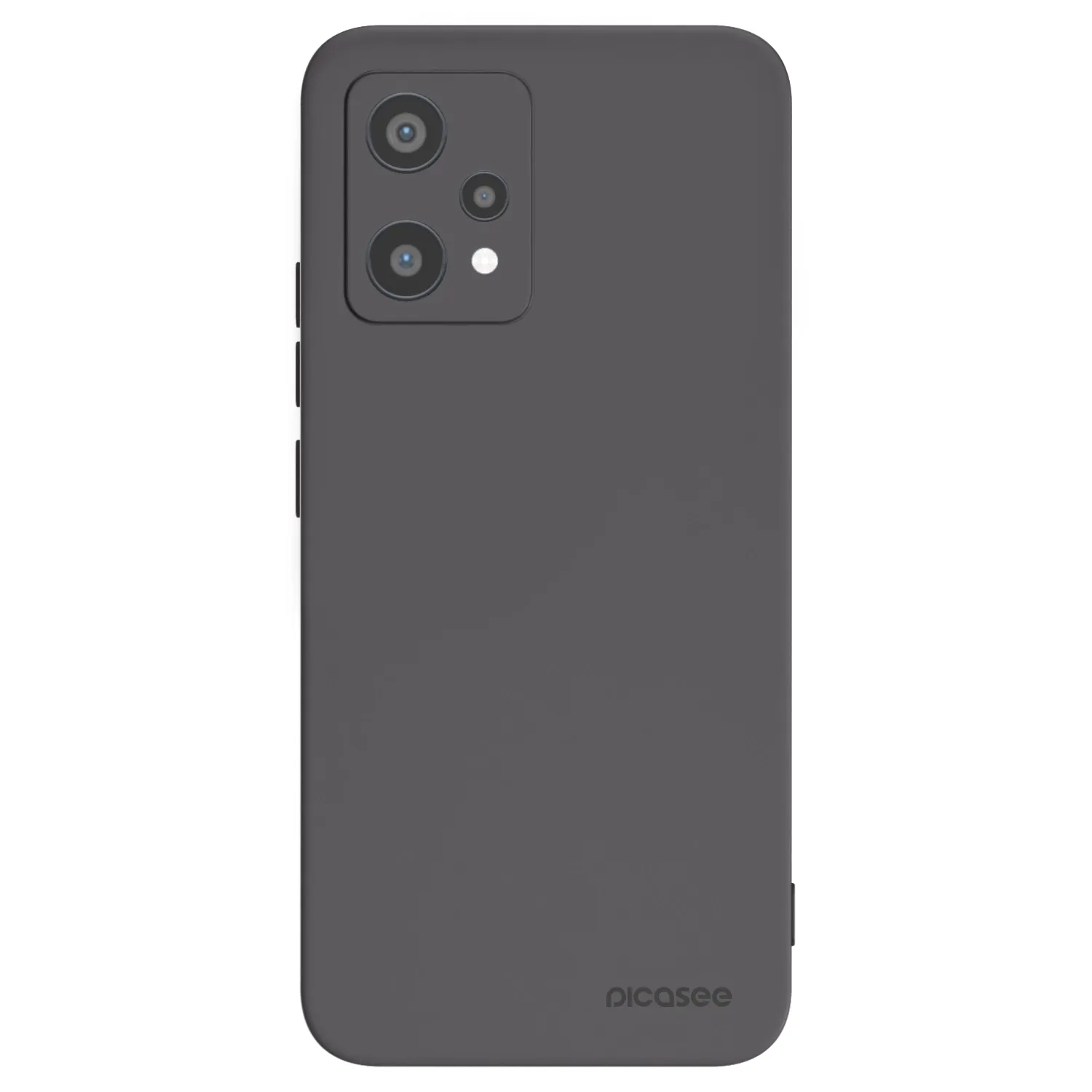 Picasee crna silikonska maskica za Realme 9 Pro 5G - Clear