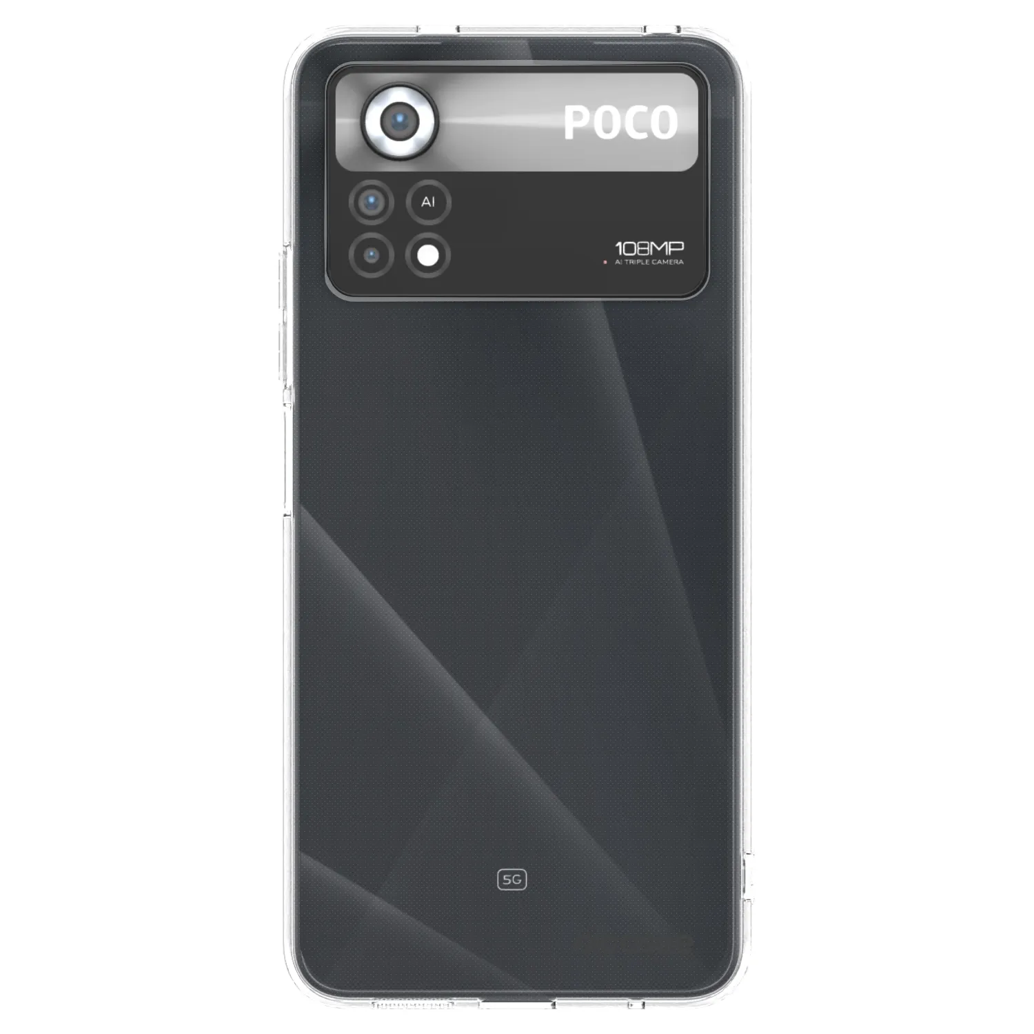 Picasee silikonska prozirna maskica za Xiaomi Poco X4 Pro 5G - Clear