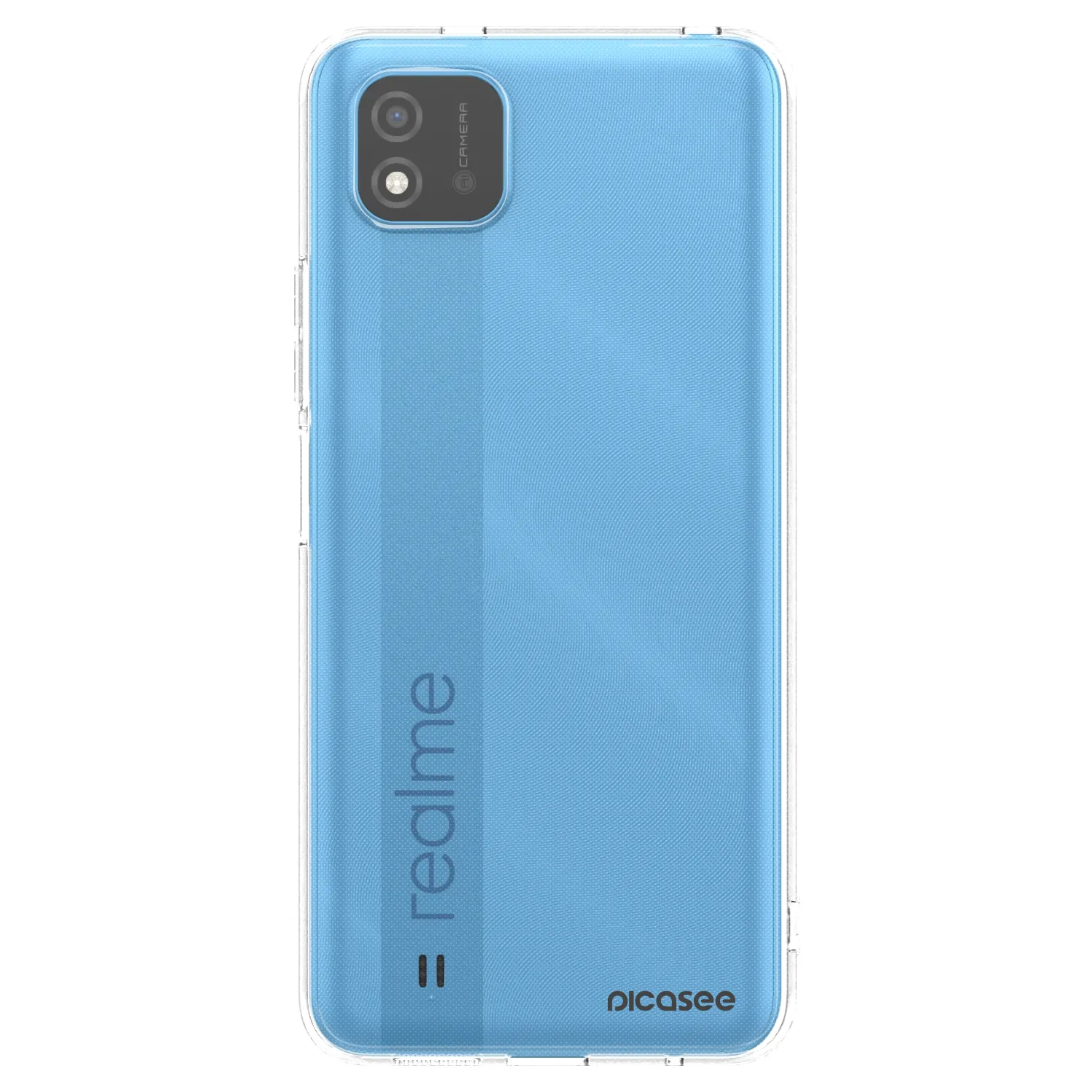 Picasee silikonska prozirna maskica za Realme C11 (2021) - Clear