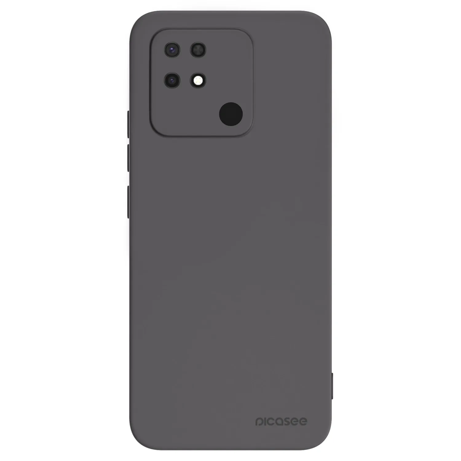 Picasee crna silikonska maskica za Xiaomi Redmi 10C - Clear