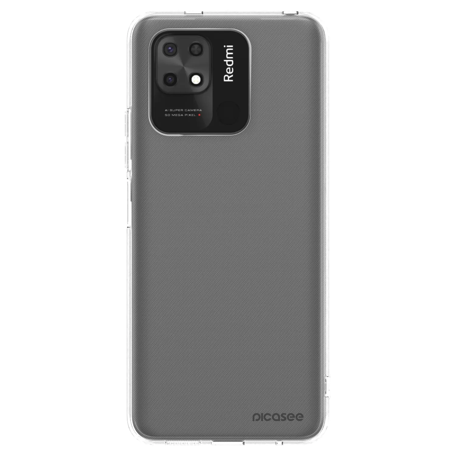 Picasee silikonska prozirna maskica za Xiaomi Redmi 10C - Clear