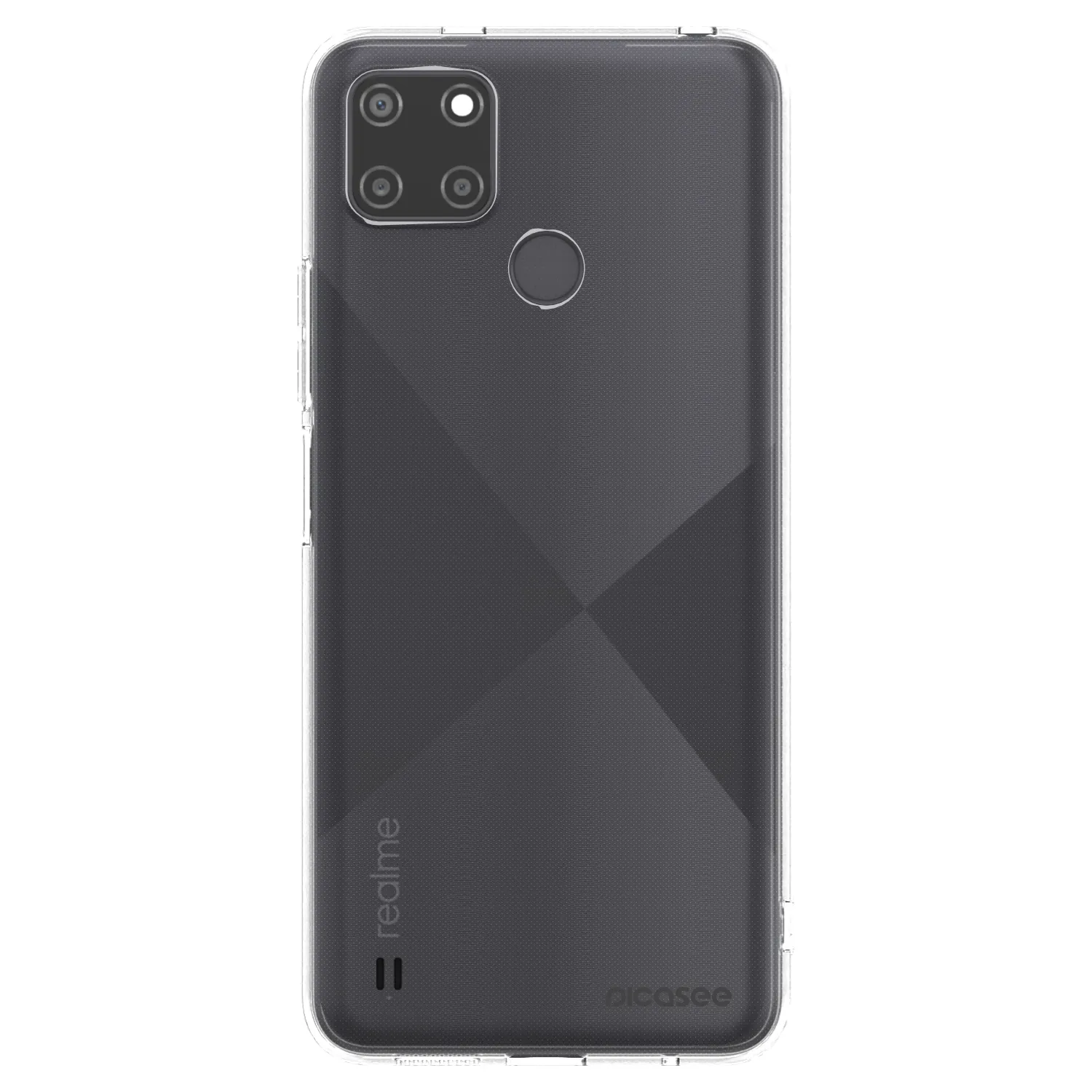 Picasee silikonska prozirna maskica za Realme C21Y - Clear