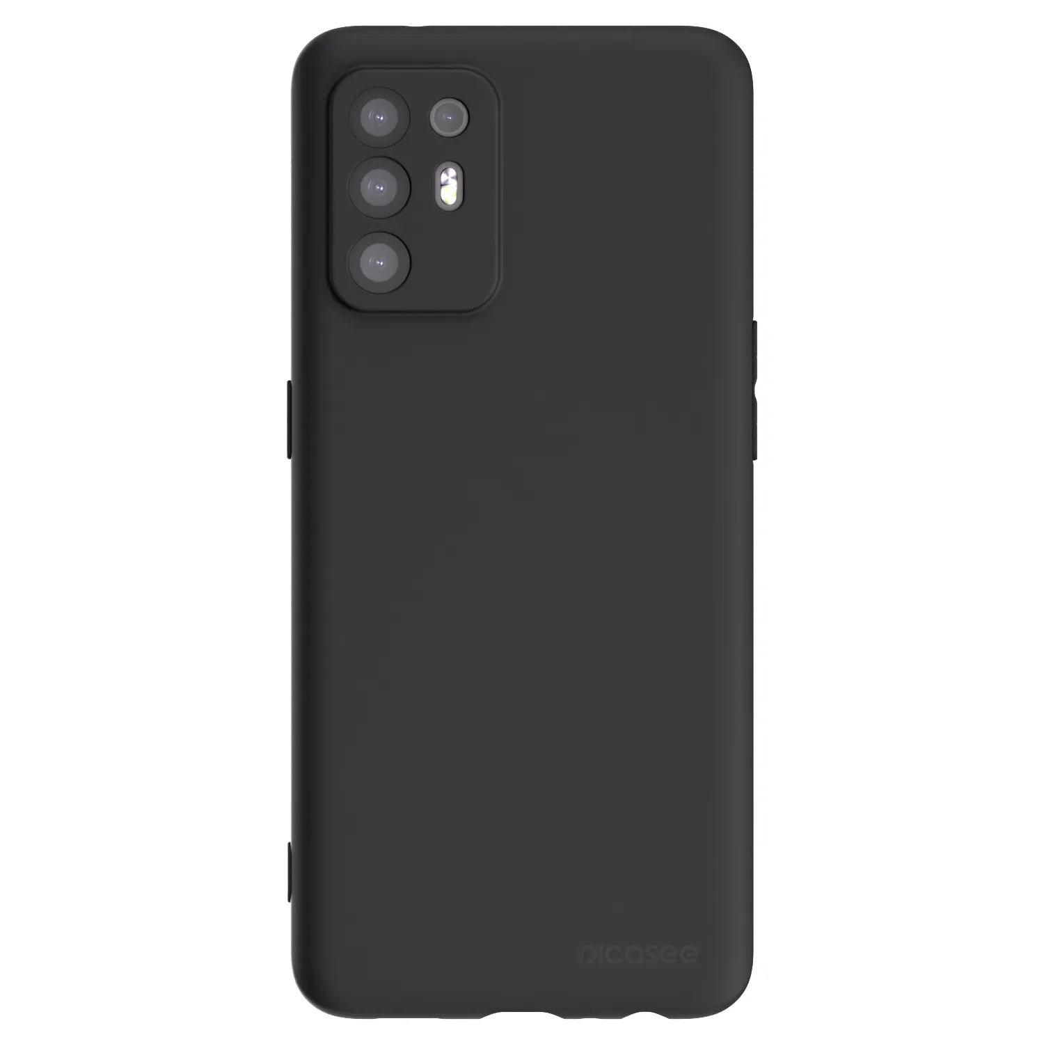 Picasee crna silikonska maskica za OPPO A94 5G - Clear