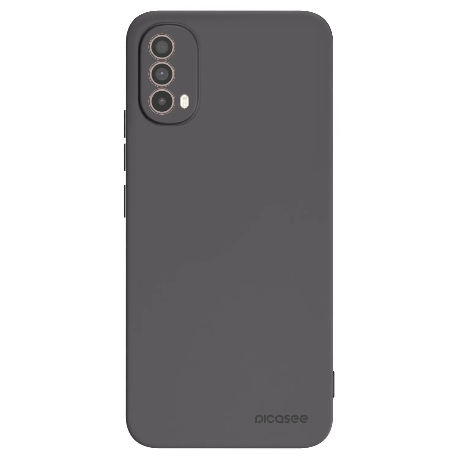 Picasee crna silikonska maskica za Motorola Moto E40 - Clear