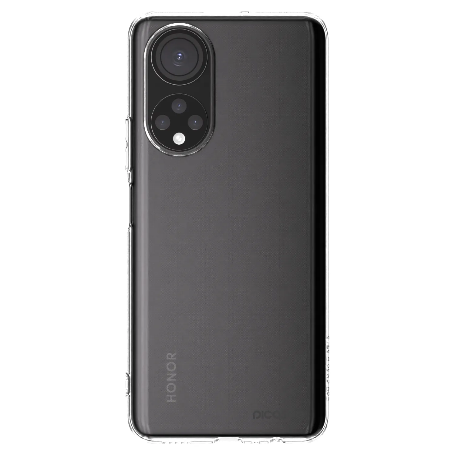 Picasee silikonska prozirna maskica za Honor X7 - Clear