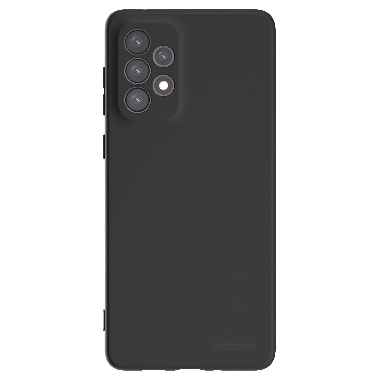 Picasee crna silikonska maskica za Samsung Galaxy A73 5G - Clear