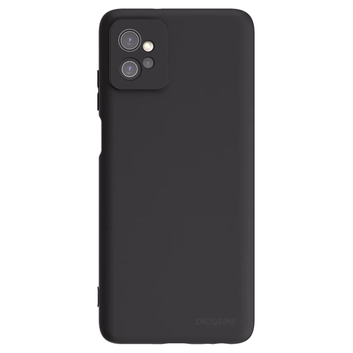 Picasee crna silikonska maskica za Motorola Moto G32 - Clear