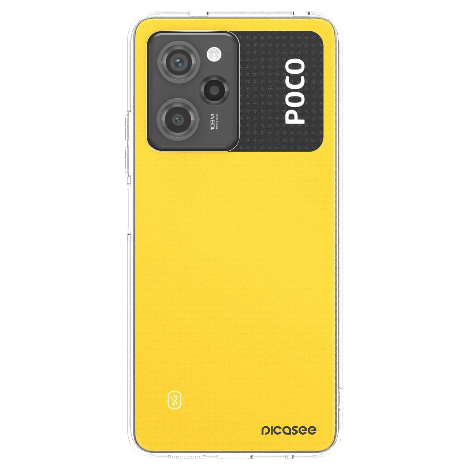 Picasee silikonska prozirna maskica za Xiaomi Poco X5 Pro - Clear
