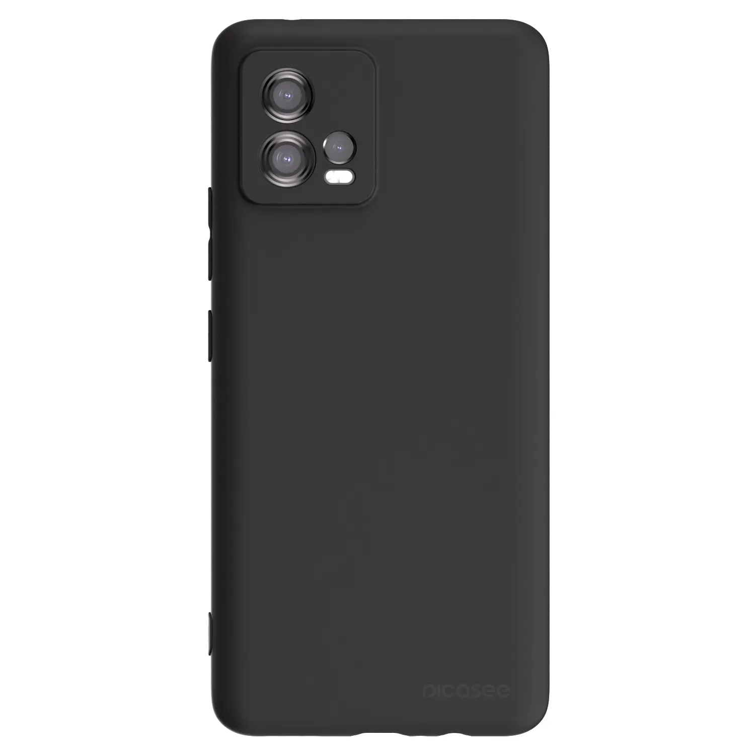 Picasee crna silikonska maskica za Motorola Moto G72 - Clear