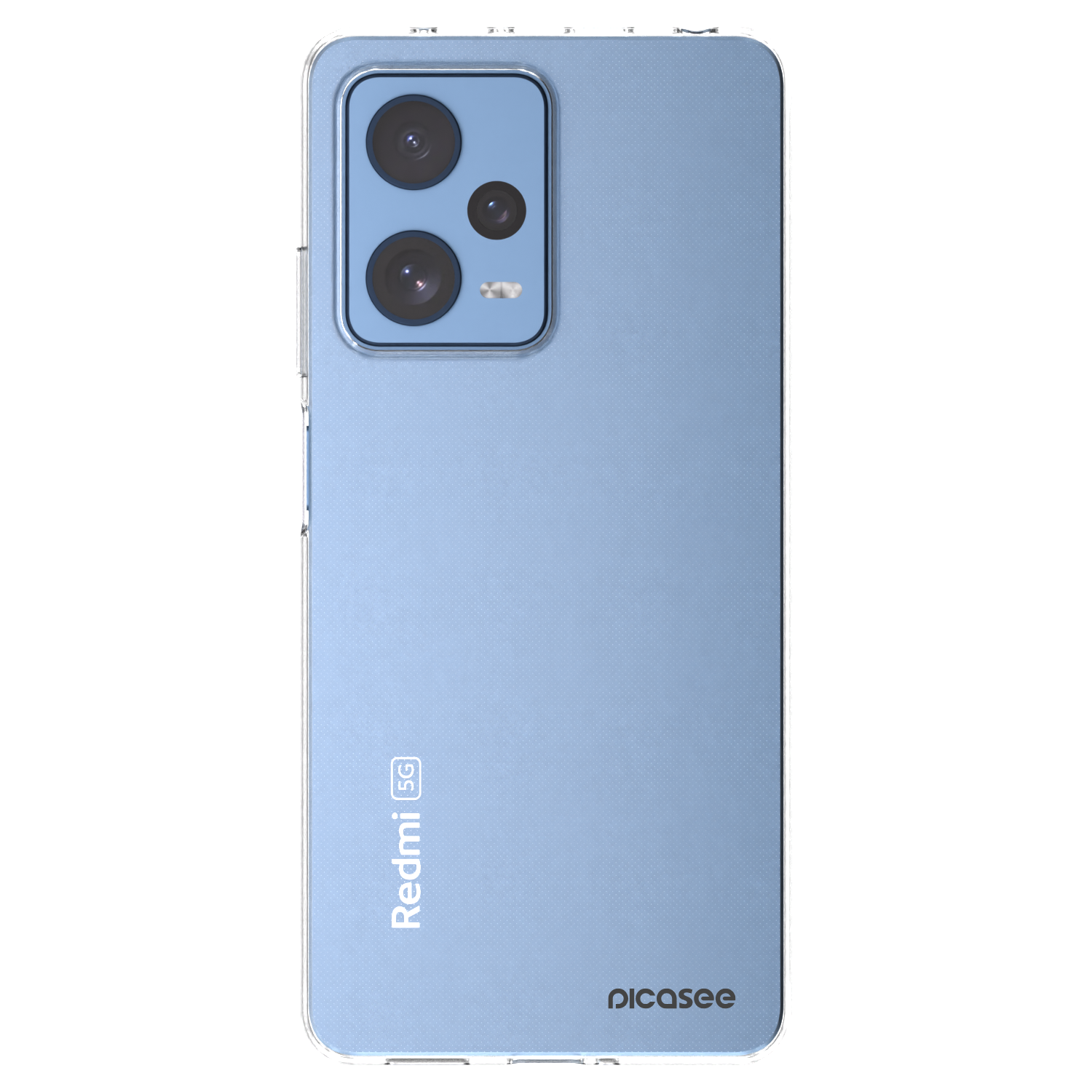 Picasee silikonska prozirna maskica za Xiaomi Redmi Note 12 Pro 5G - Clear