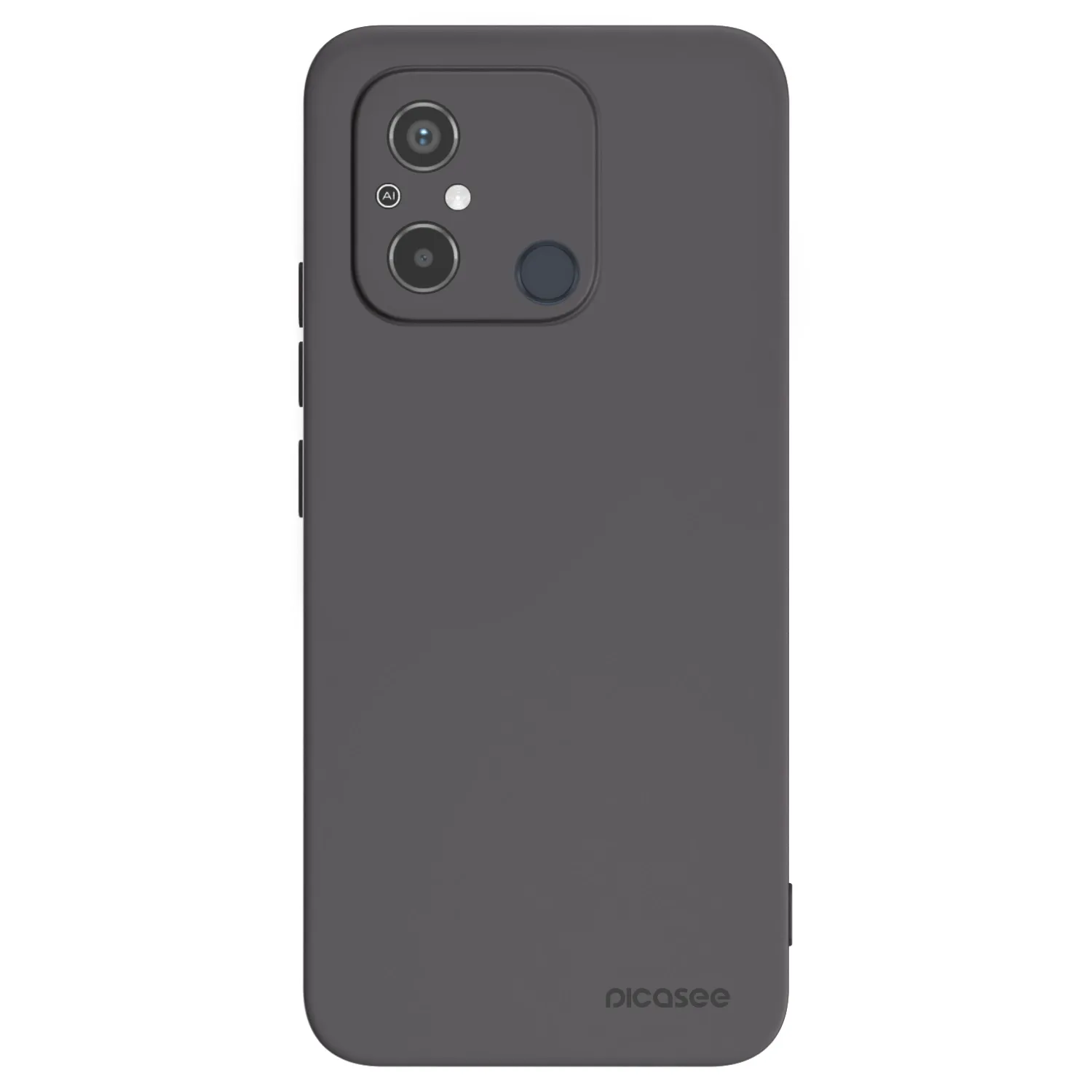 Picasee crna silikonska maskica za Xiaomi Redmi 12C - Clear