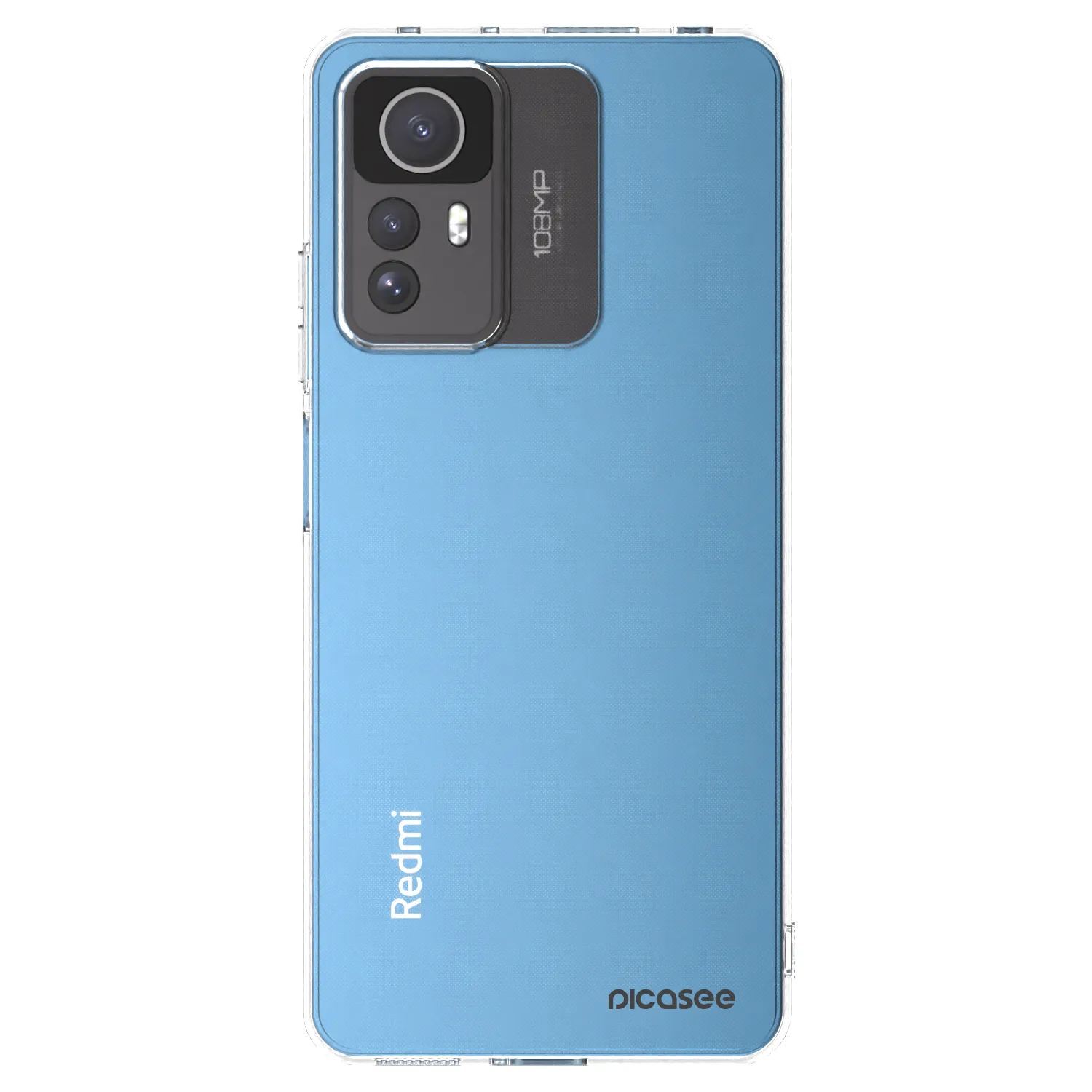 Picasee silikonska prozirna maskica za Xiaomi Redmi Note 12S - Clear