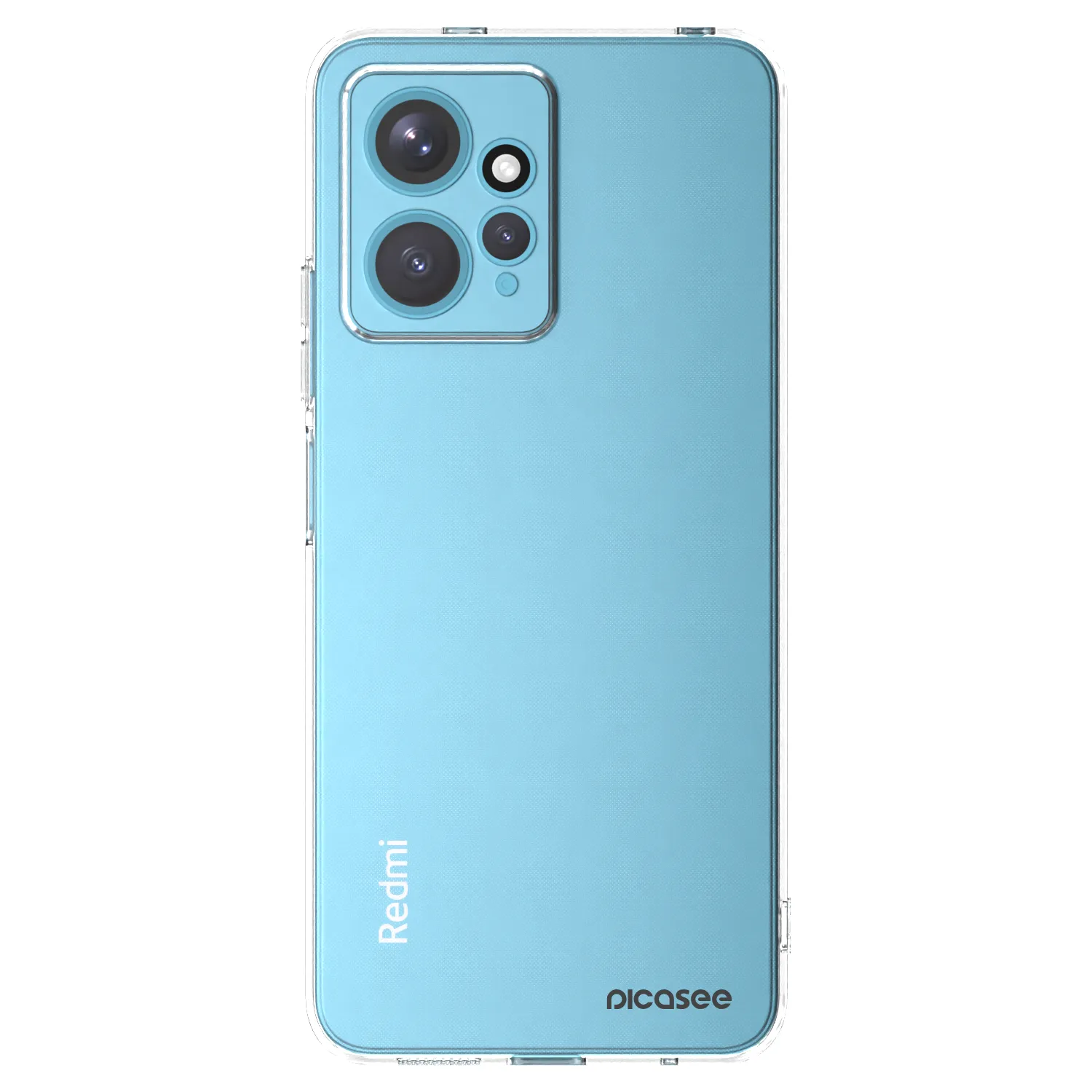 Picasee silikonska prozirna maskica za Xiaomi Redmi Note 12 4G - Clear
