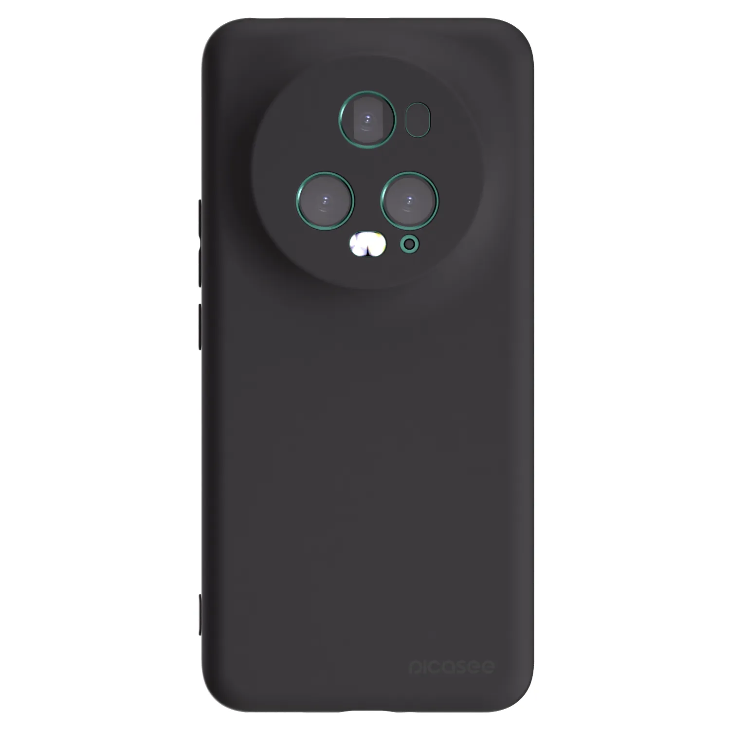 Picasee crna silikonska maskica za Honor Magic5 Pro - Clear