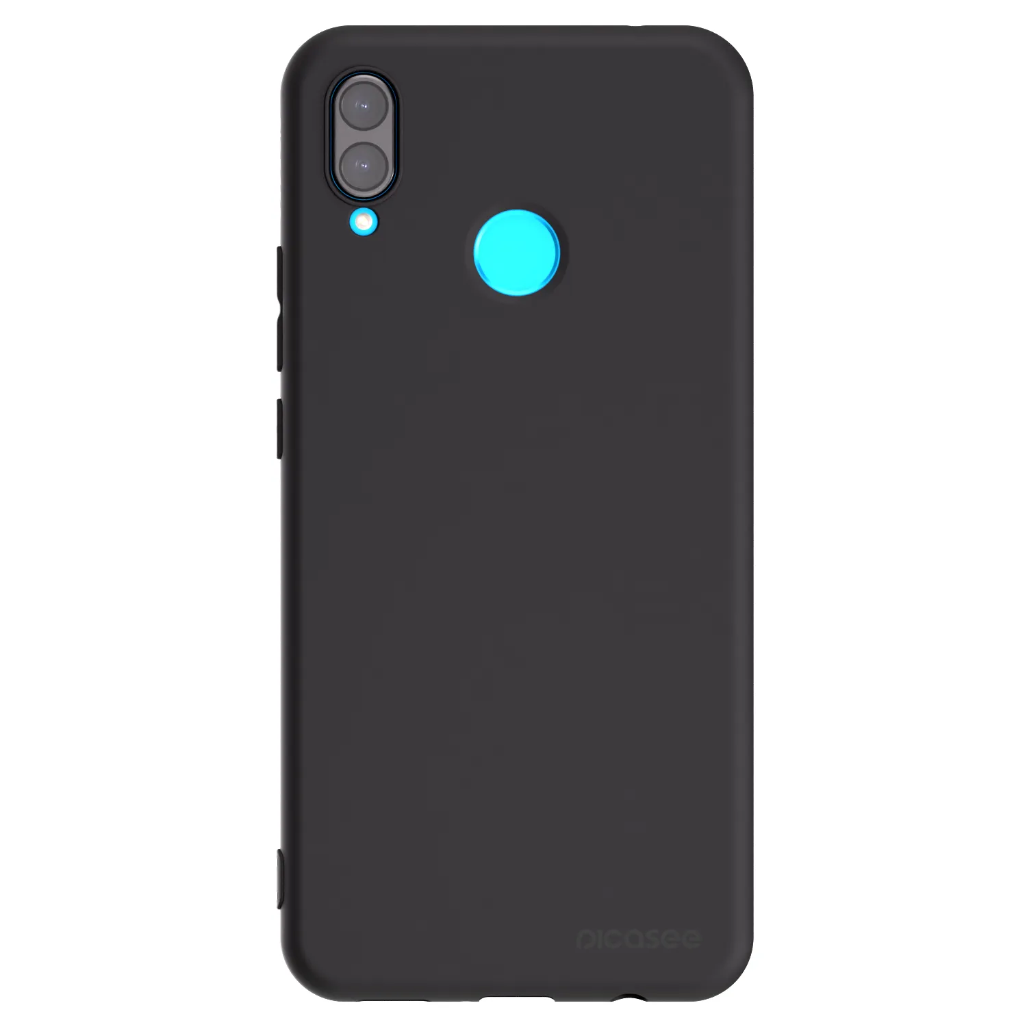 Picasee crna silikonska maskica za Huawei Nova 3 - Clear