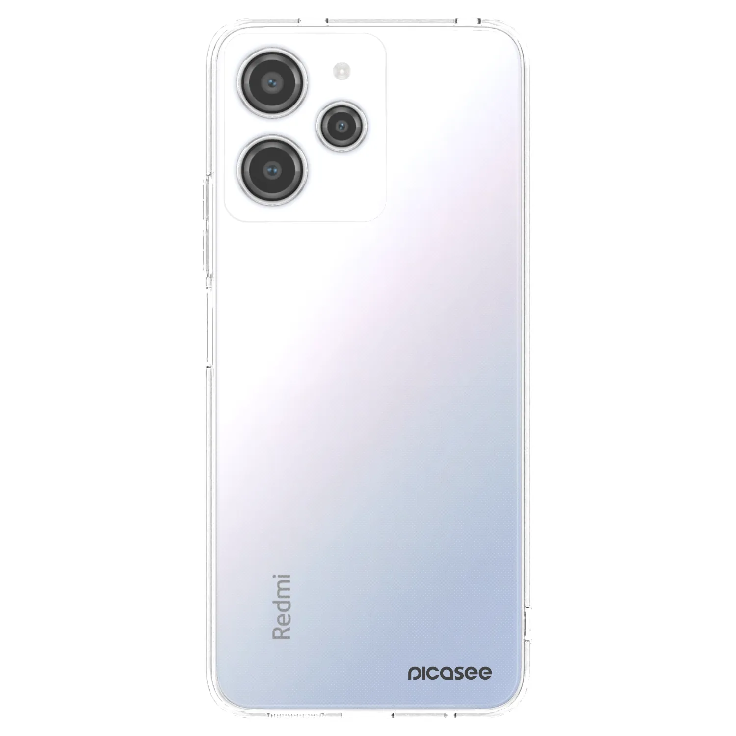 Picasee silikonska prozirna maskica za Xiaomi Redmi 12 4G - Clear