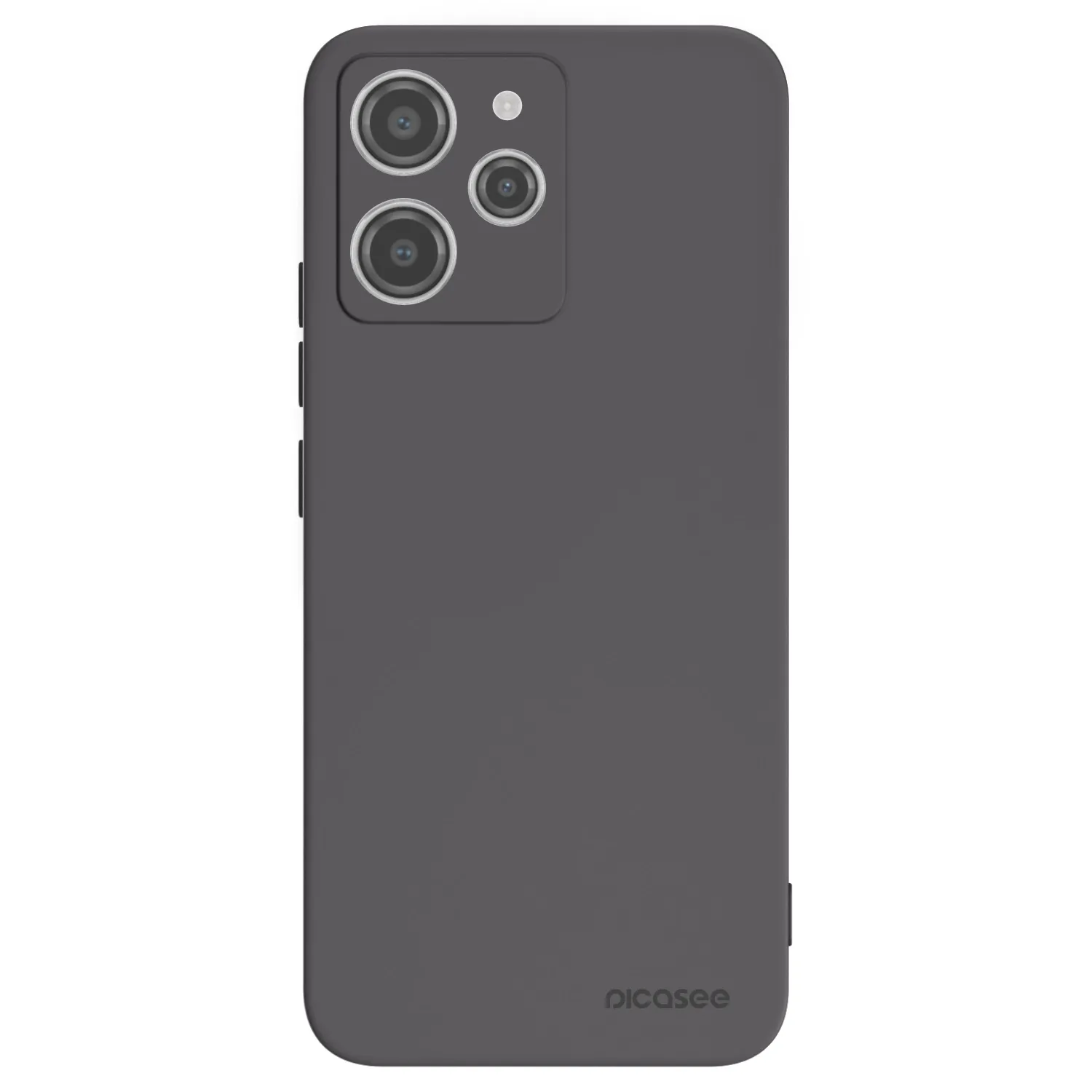 Picasee crna silikonska maskica za Xiaomi Redmi 12 4G - Clear