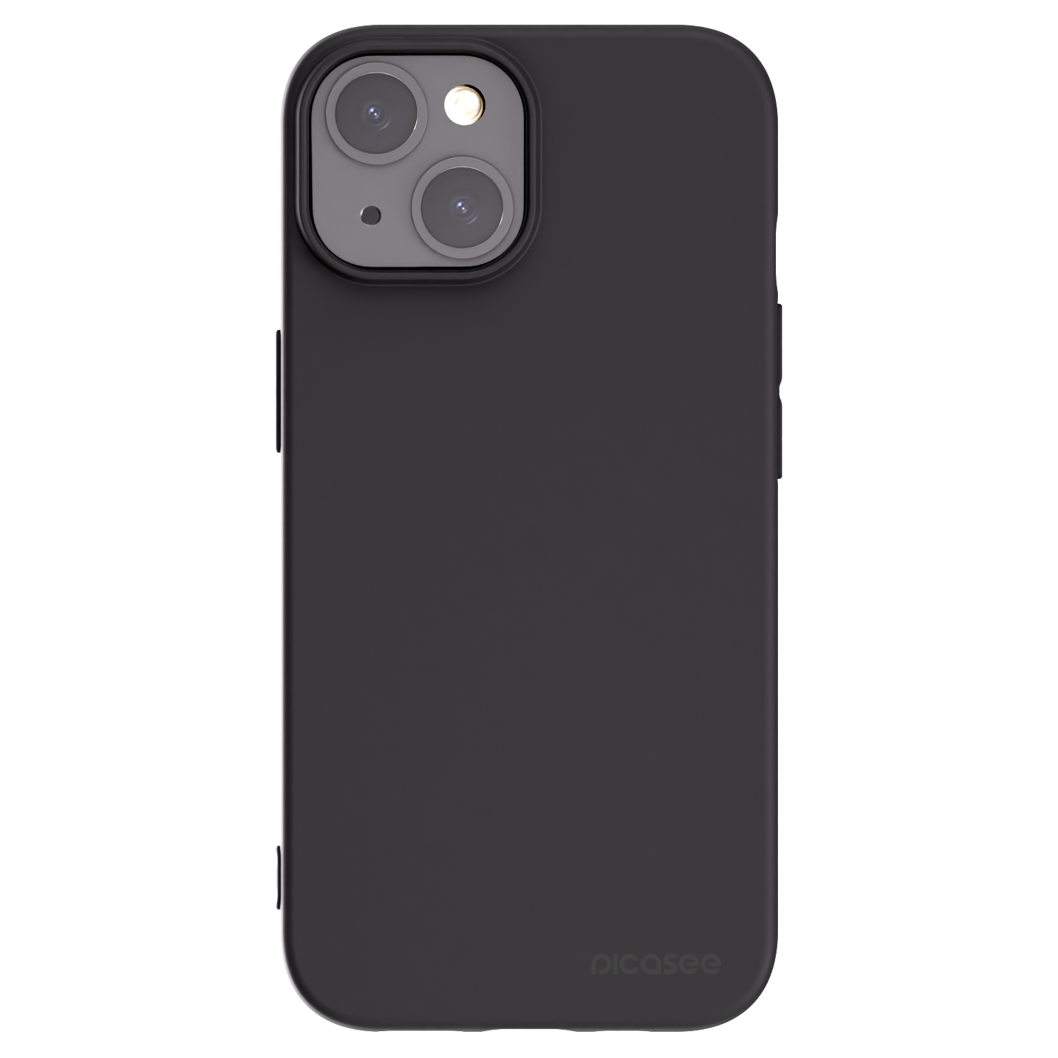 Picasee crna silikonska maskica za Apple iPhone 15 - Clear