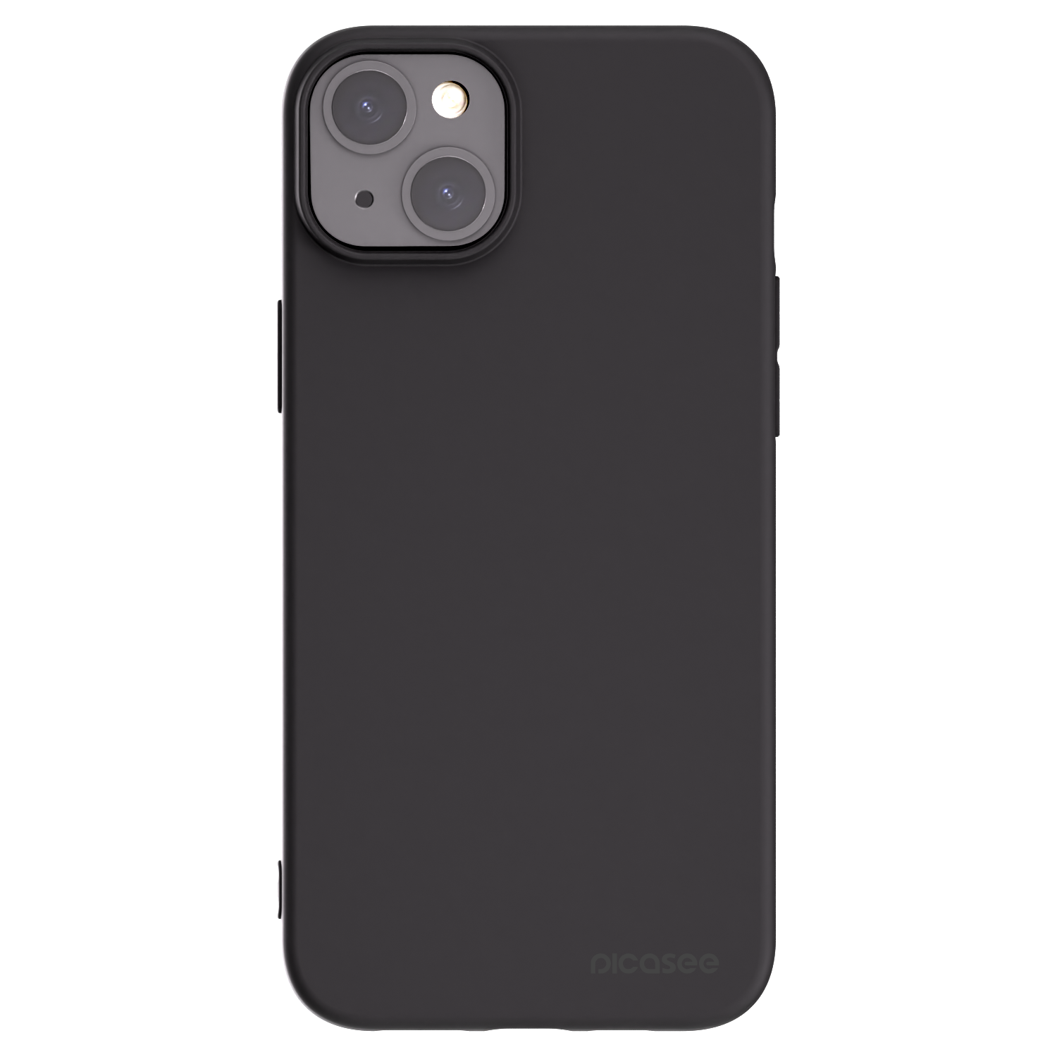 Picasee crna silikonska maskica za Apple iPhone 15 Plus - Clear