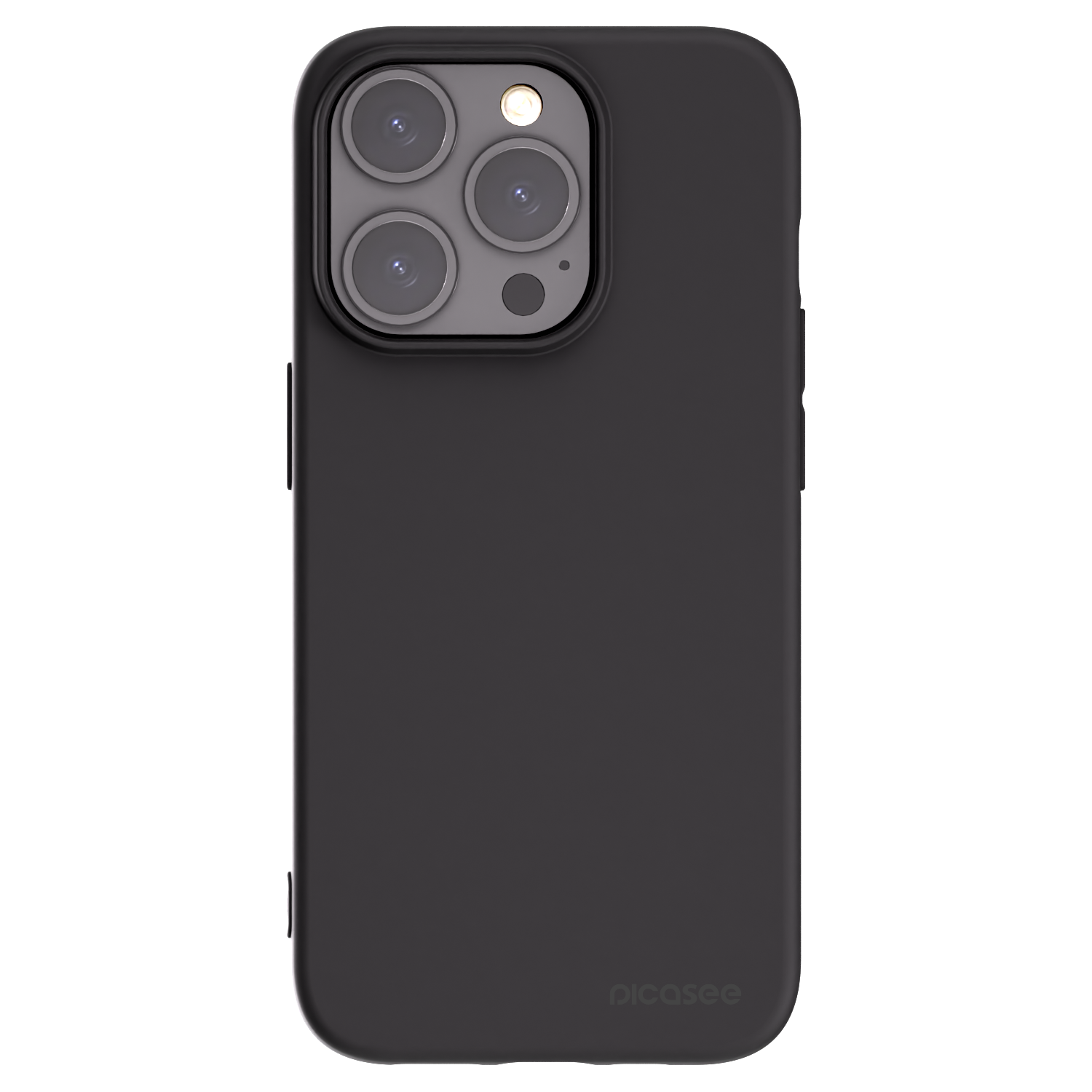 Picasee crna silikonska maskica za Apple iPhone 15 Pro - Clear