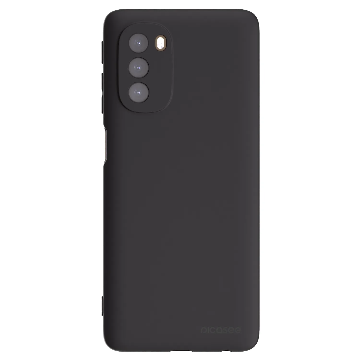 Picasee crna silikonska maskica za Motorola Moto G51 - Clear