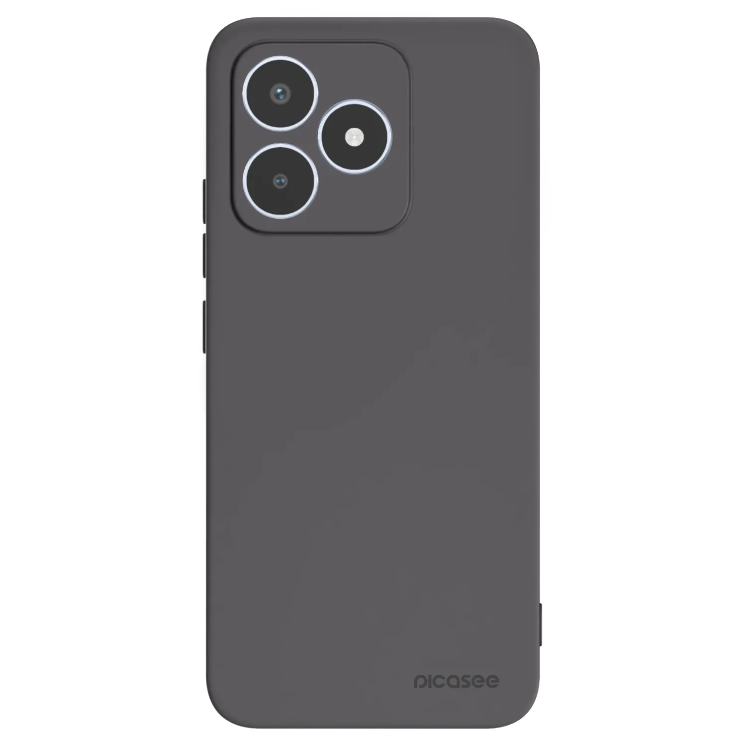Picasee crna silikonska maskica za Realme C53 - Clear
