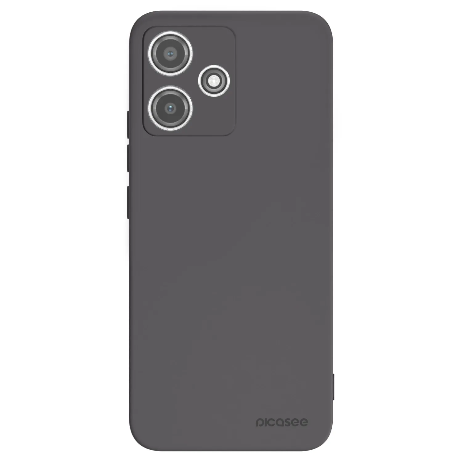 Picasee crna silikonska maskica za Xiaomi Redmi 12 5G - Clear