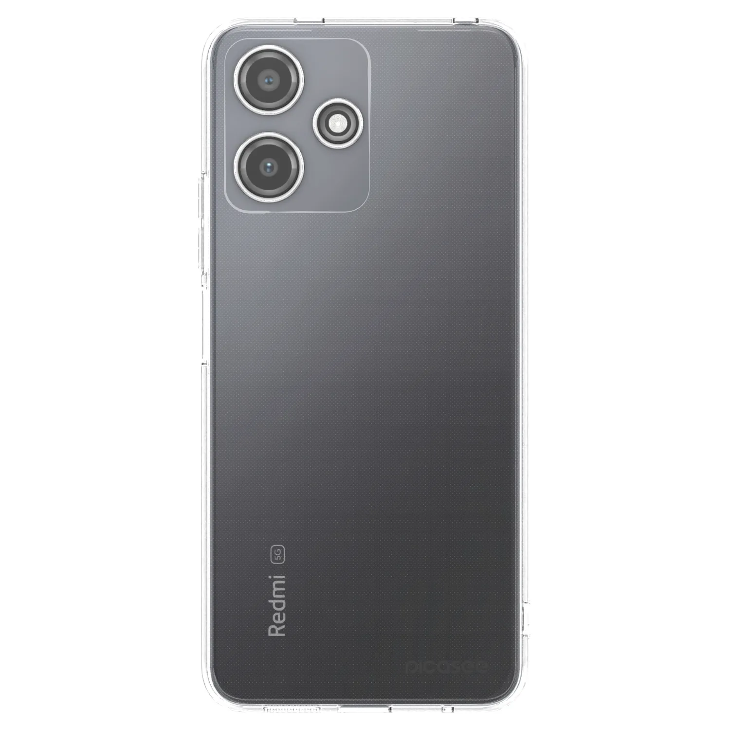 Picasee silikonska prozirna maskica za Xiaomi Redmi 12 5G - Clear