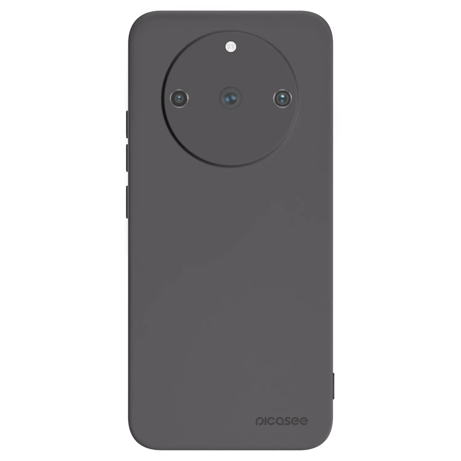 Picasee crna silikonska maskica za Realme 11 Pro+ - Clear