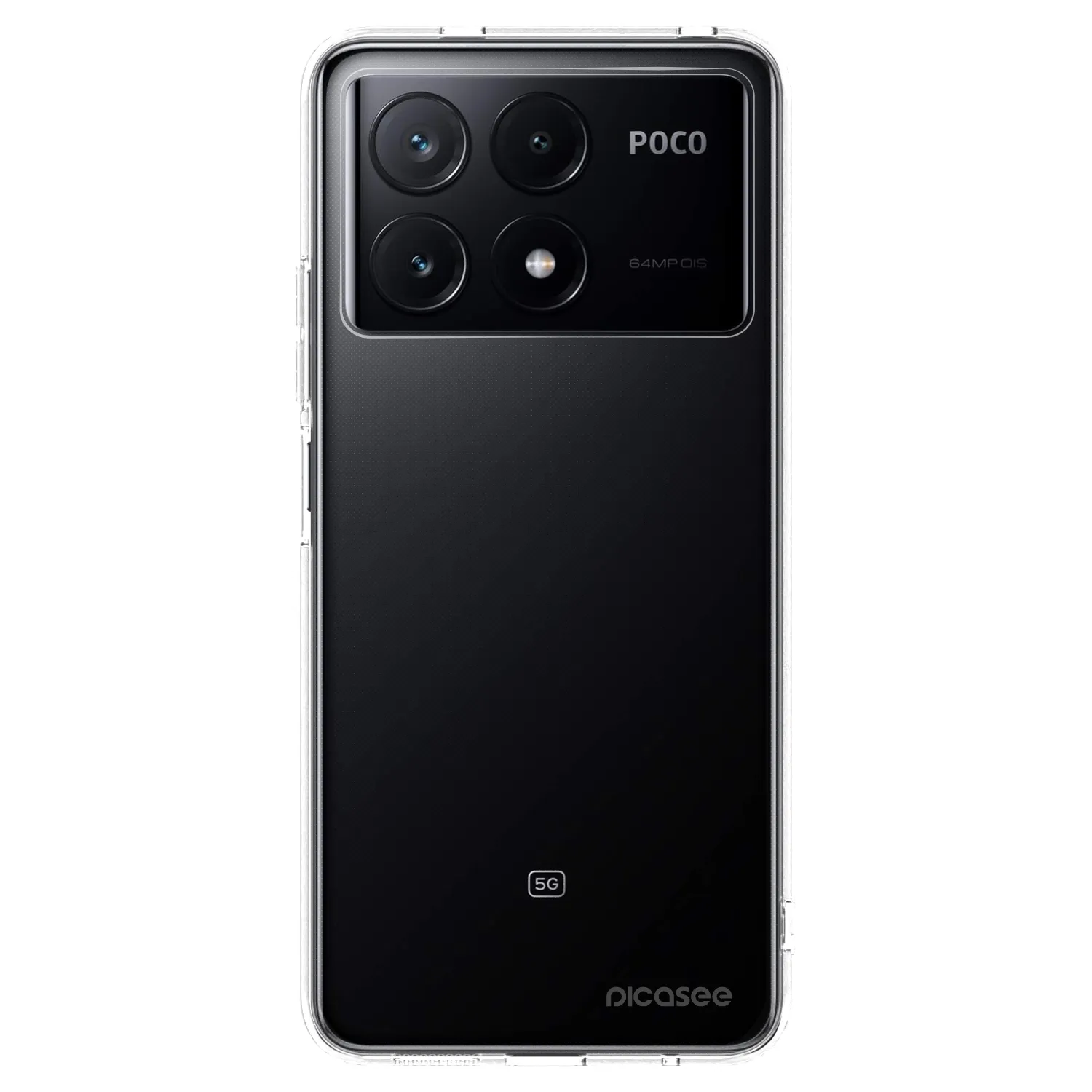 Picasee silikonska prozirna maskica za Xiaomi Poco X6 Pro - Clear