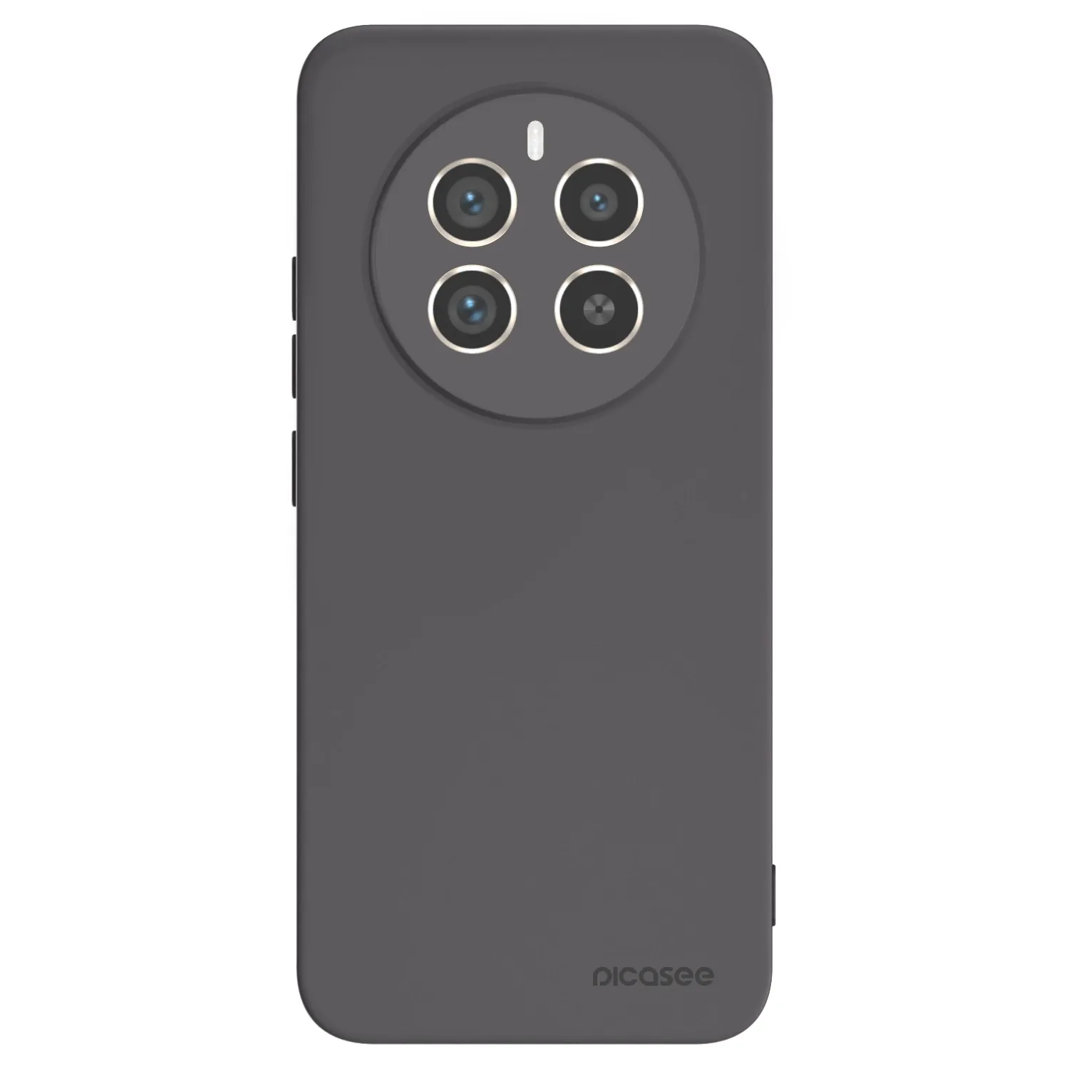 Picasee crna silikonska maskica za Realme 12 Pro 5G - Clear