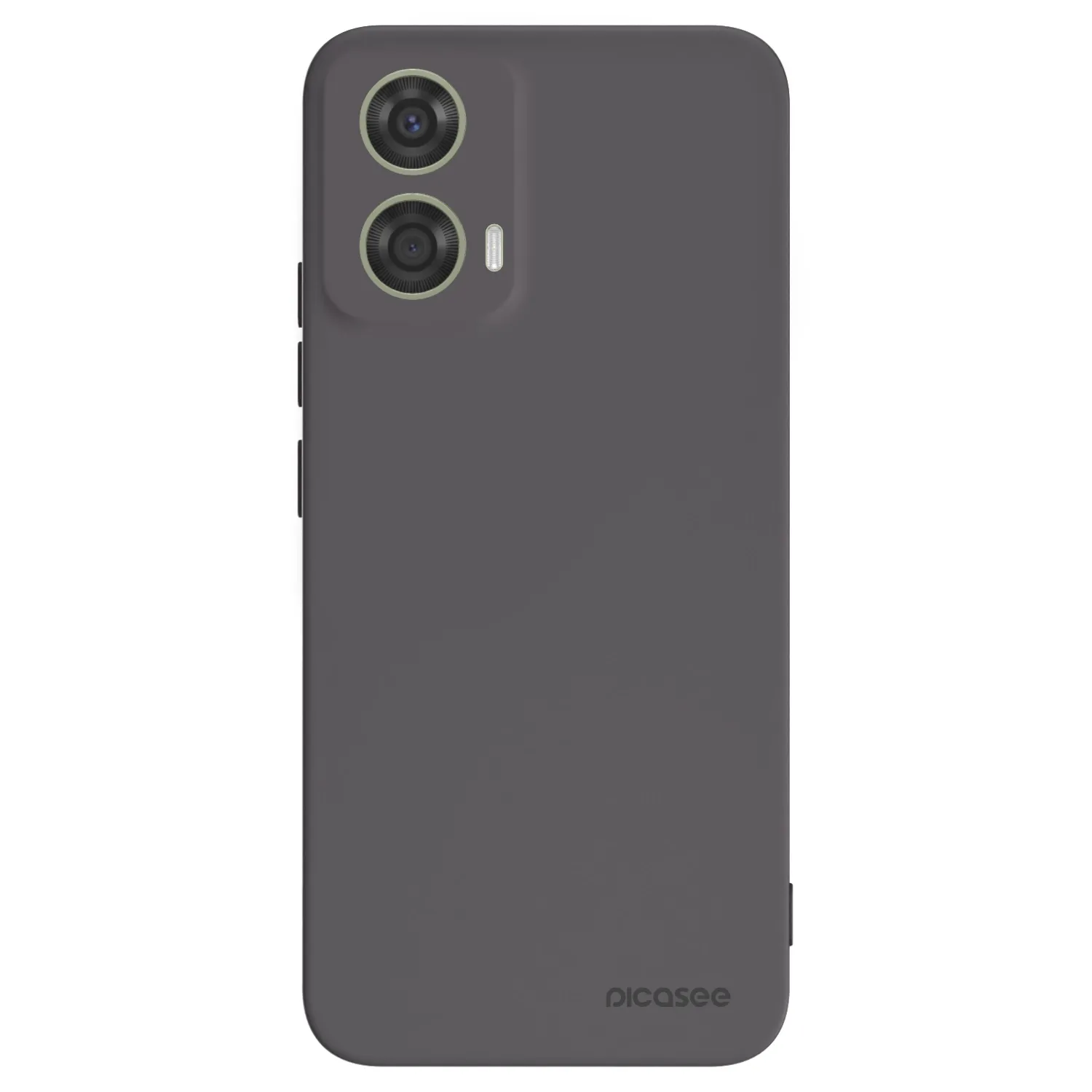 Picasee crna silikonska maskica za Motorola Moto G24 - Clear
