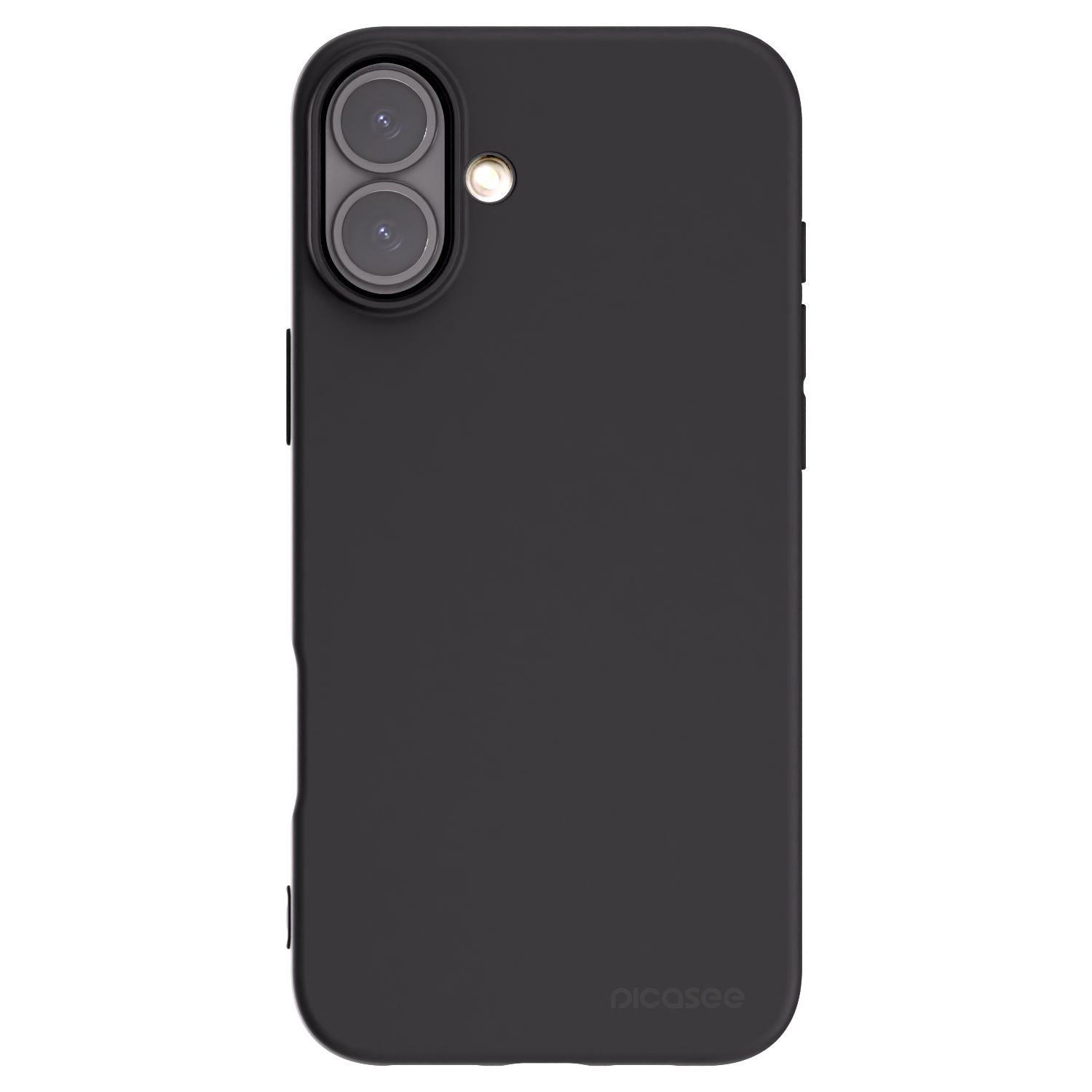 Picasee crna silikonska maskica za Apple iPhone 16 Plus - Clear