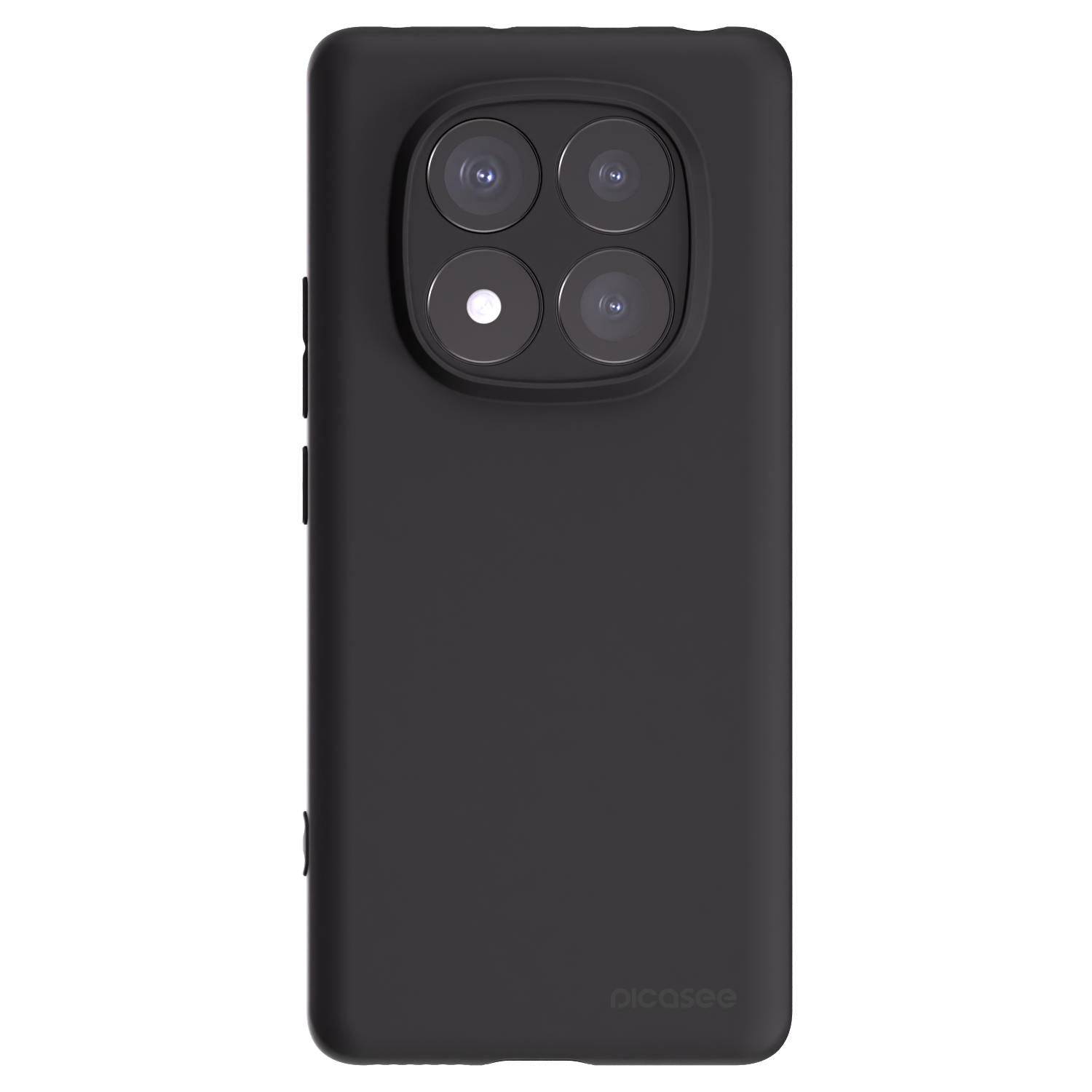 Picasee crna silikonska maskica za Xiaomi Redmi Note 14 Pro+ 5G - Clear