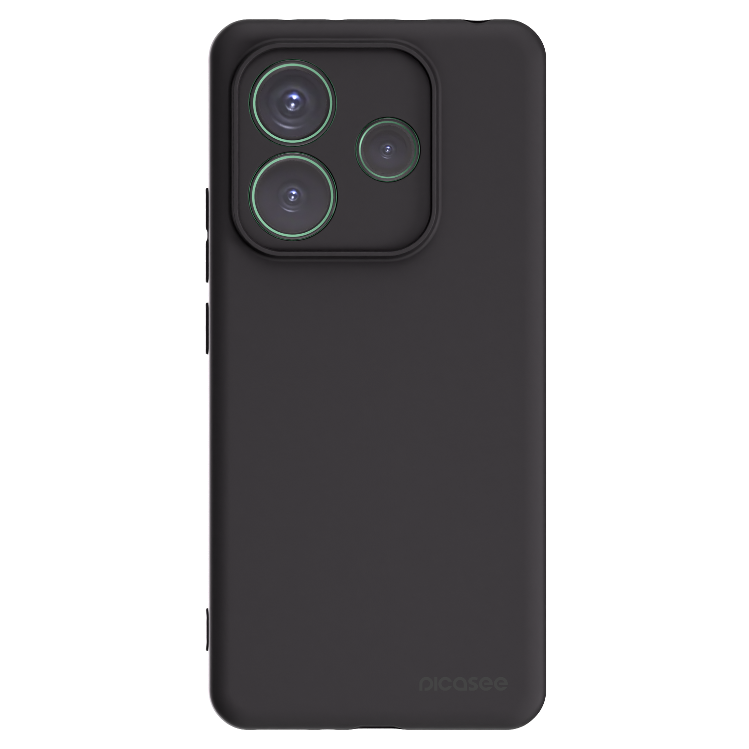 Picasee crna silikonska maskica za Xiaomi Redmi Note 14 5G - Clear